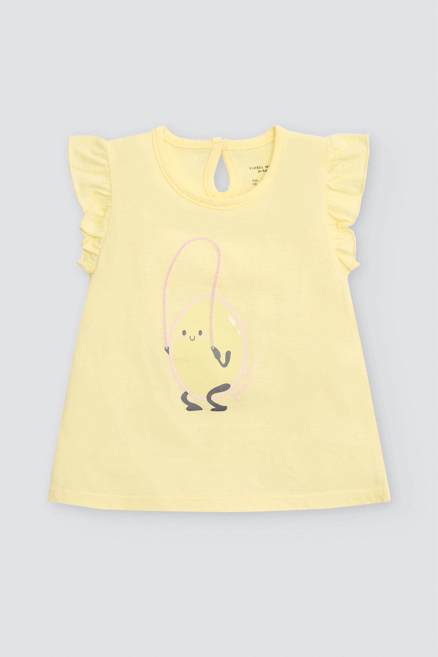 Conjunto bebé sin mangas estampado limones - Ysabel Mora