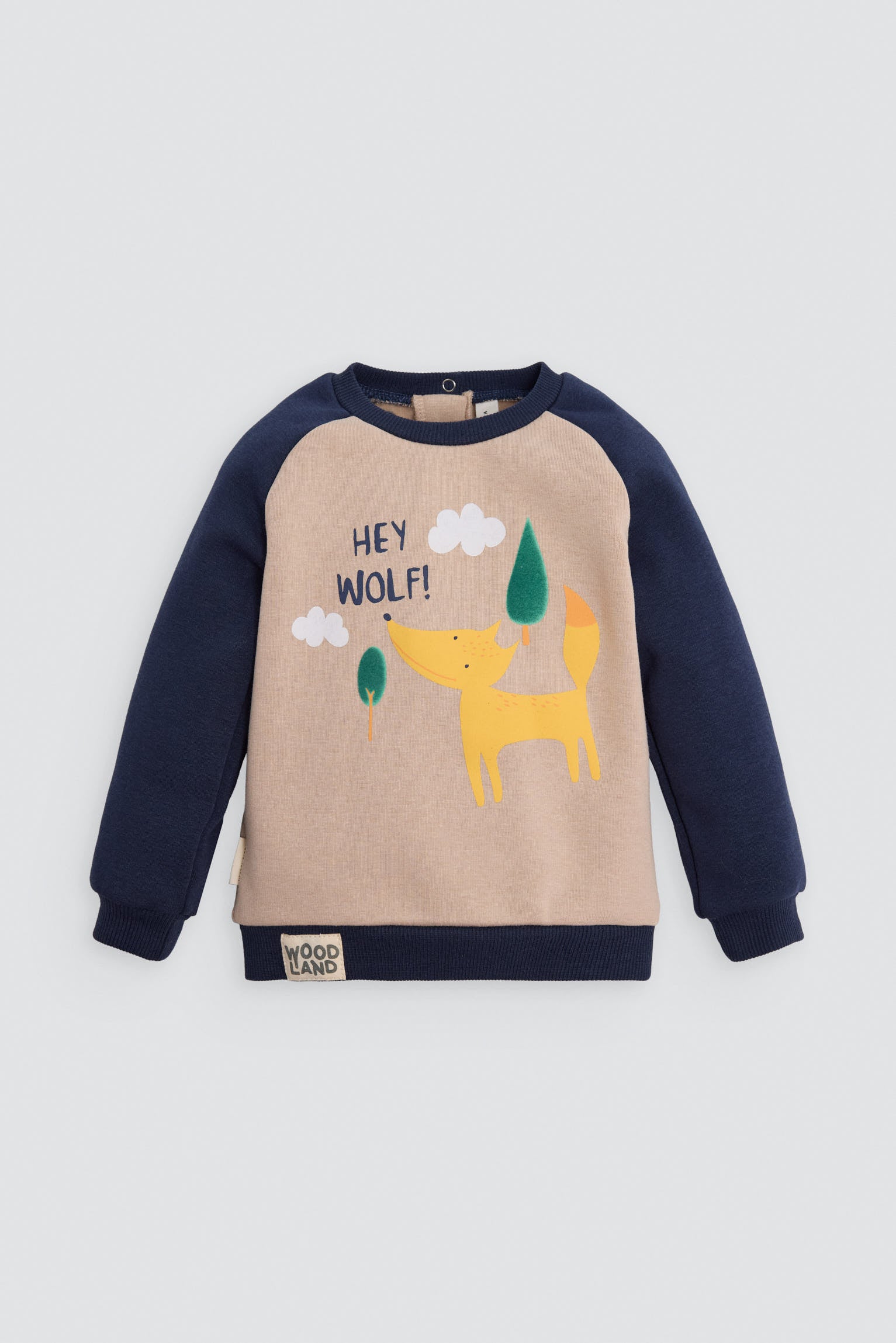 Conjunto chándal bebé estampado Hey wold! - Ysabel Mora