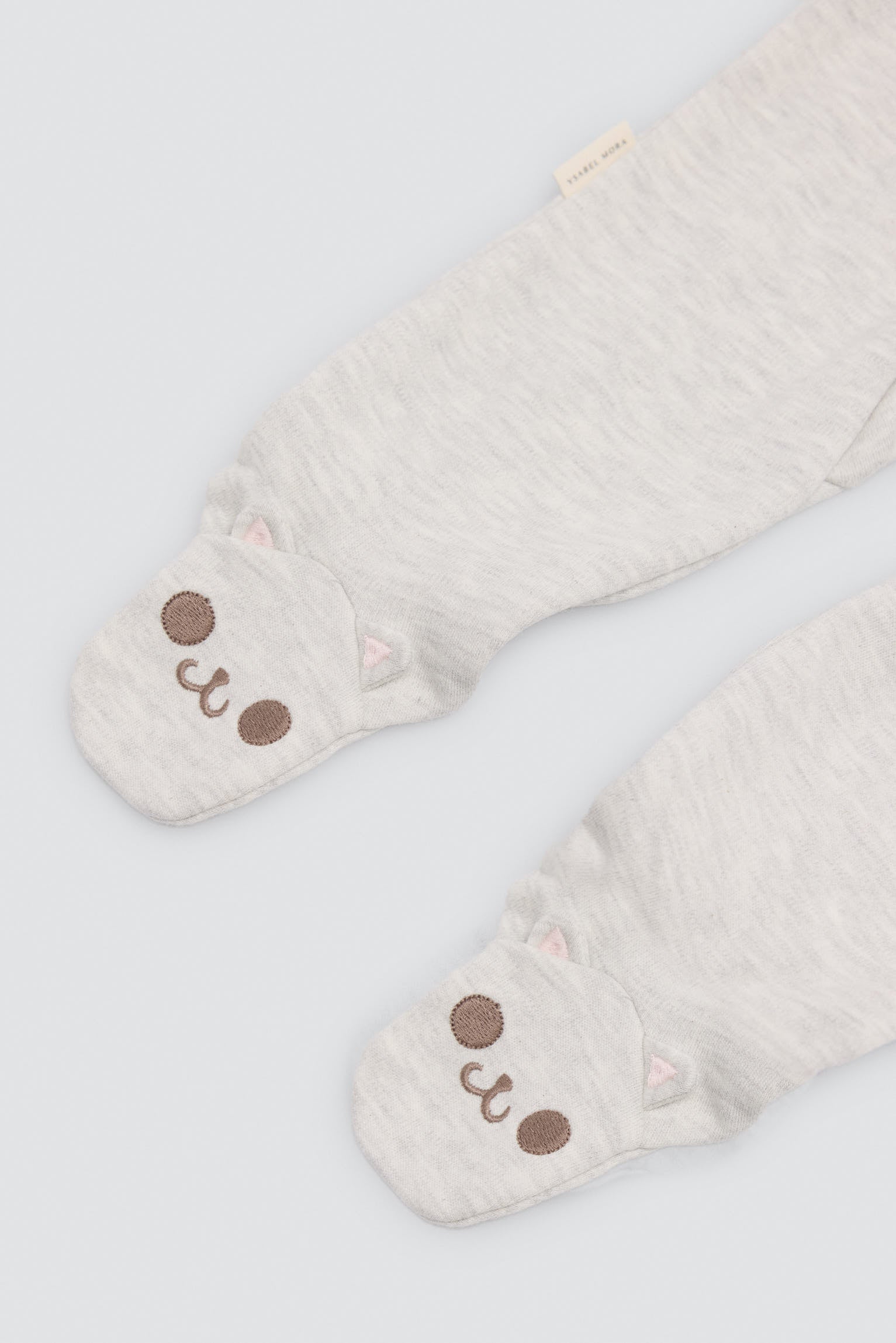 Pelele bebé manga larga detalles orejas 3D estampado gato - Ysabel Mora