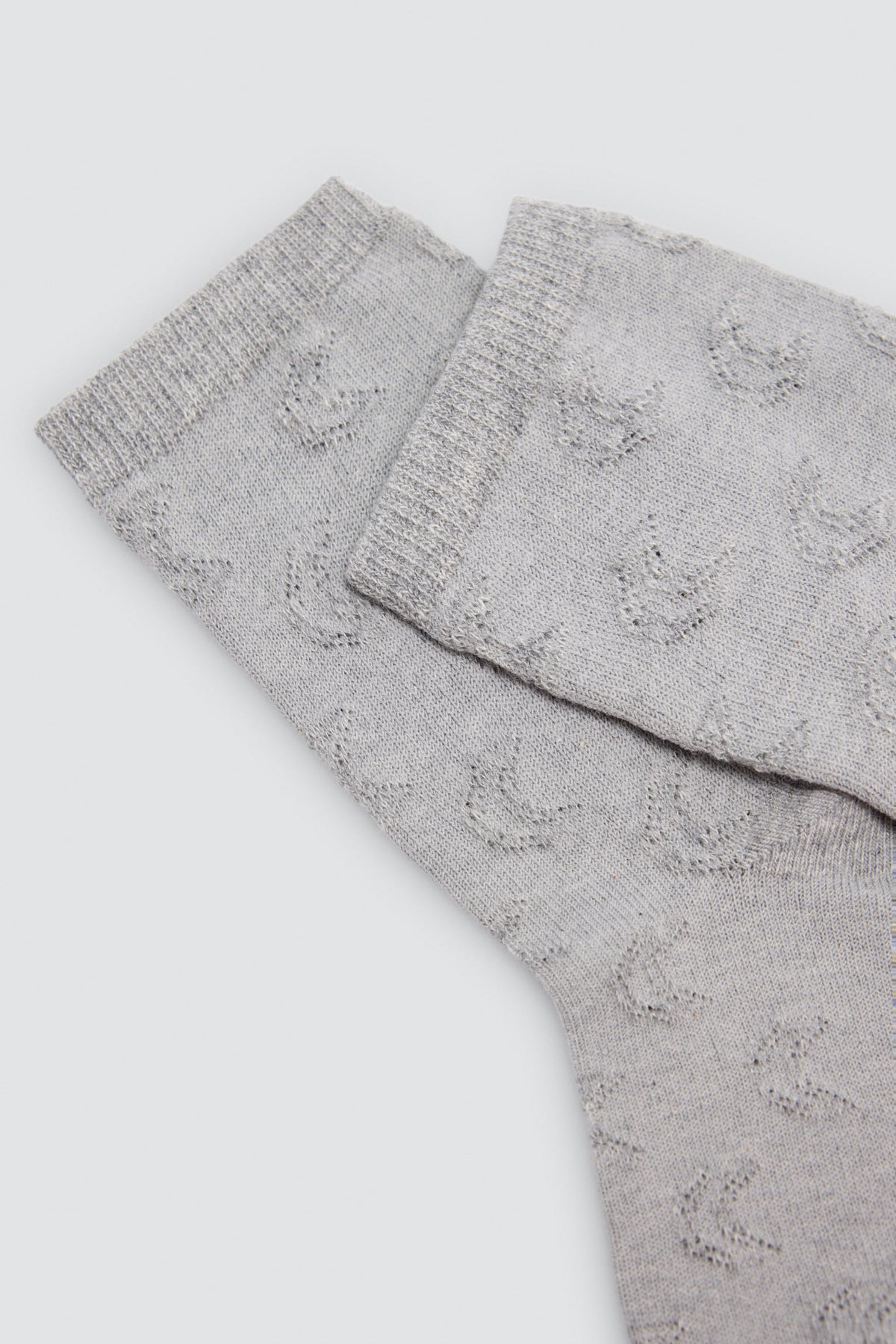 Lot de 4 chaussettes fille bord anti-compression imprimés variés