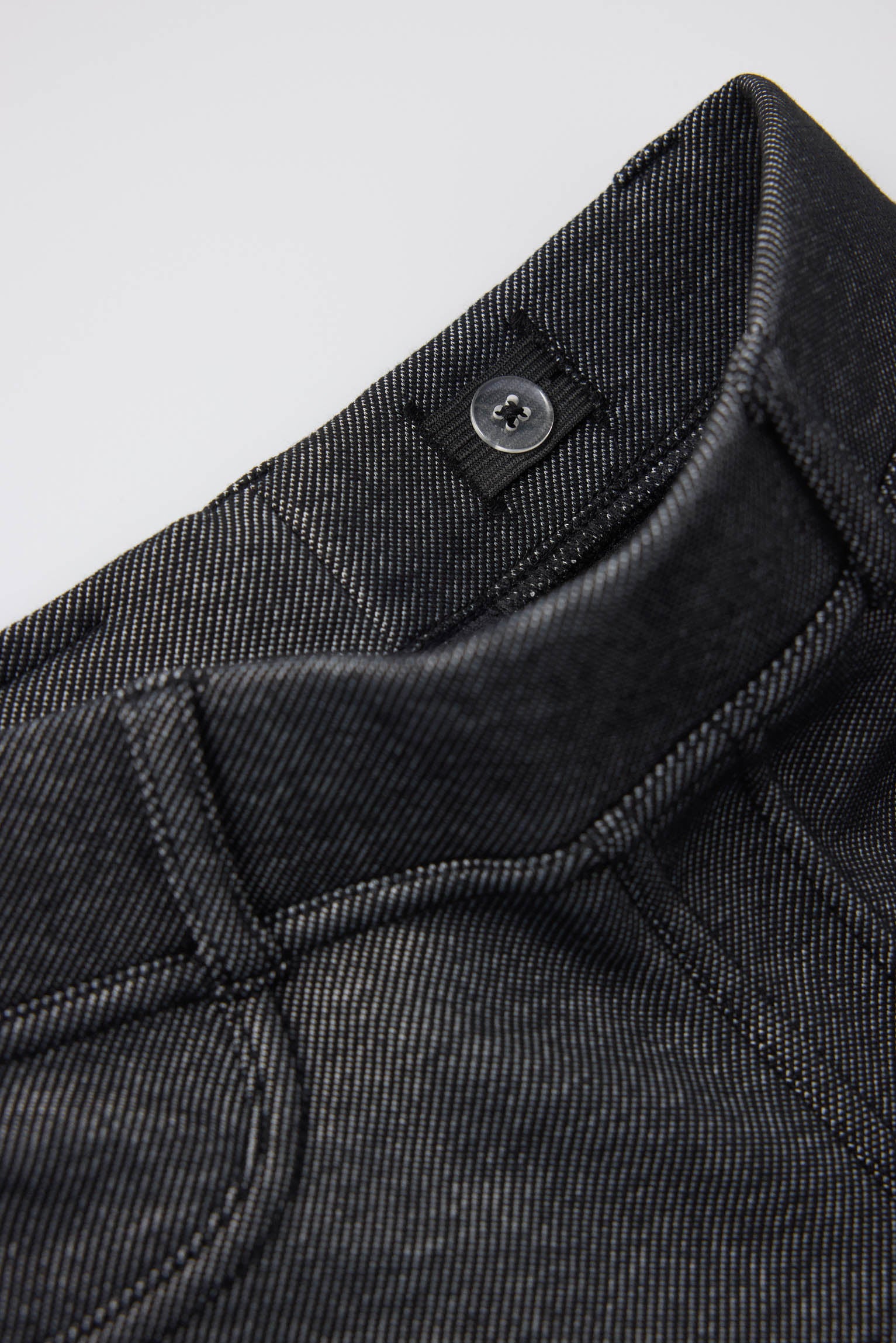 THERMIQUE Legging fille noir molletonné effet denim