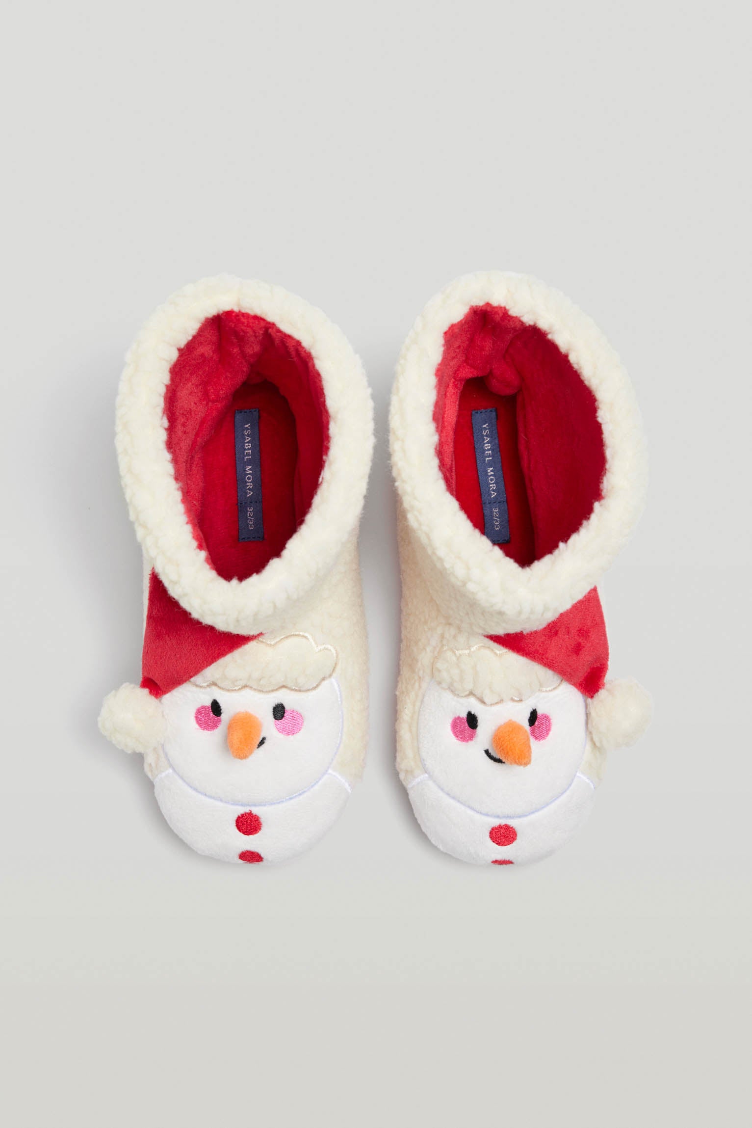 Botas de casa infantiles Navidad - Ysabel Mora