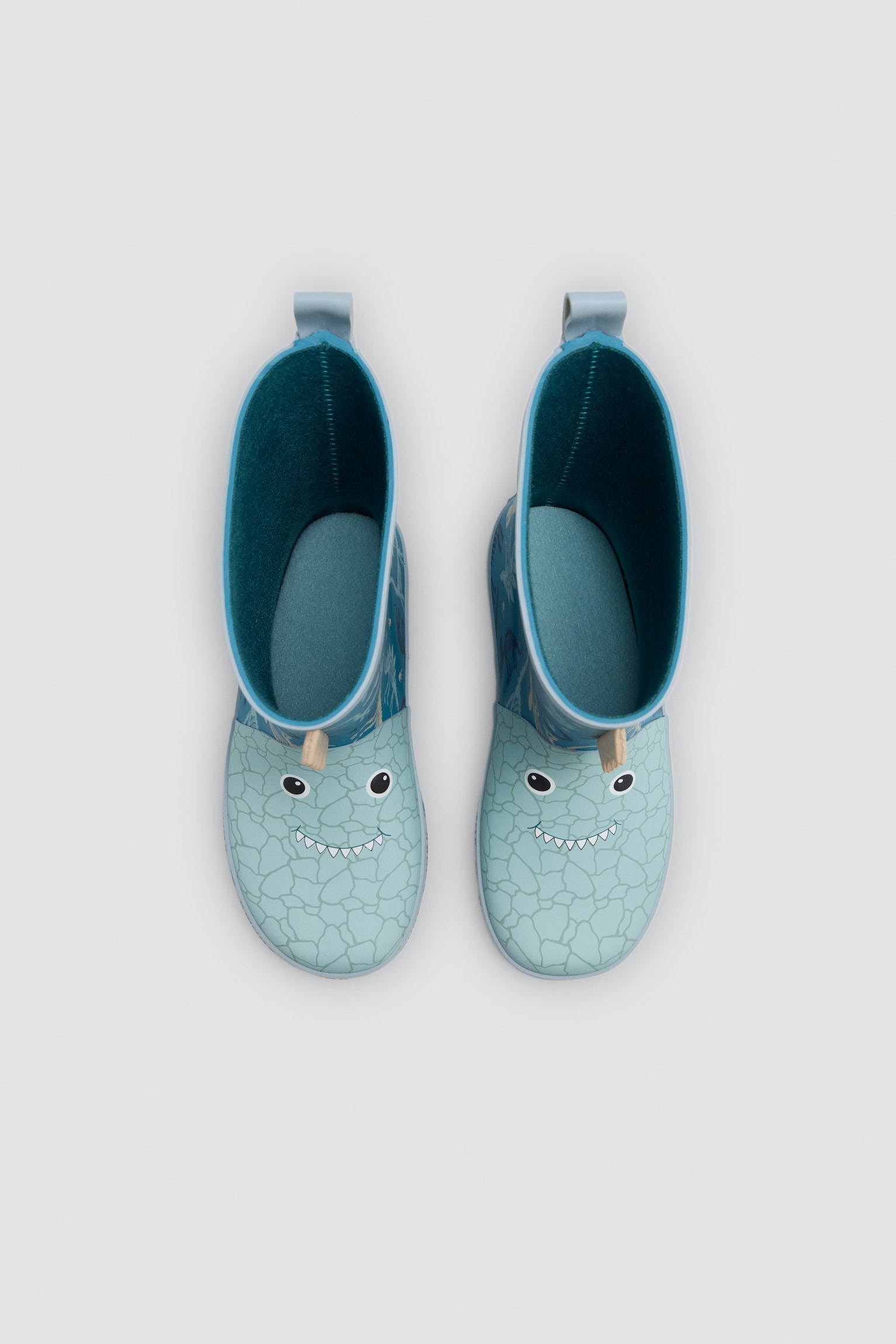 Bottes de pluie garçon imprimé monstres détails 3D