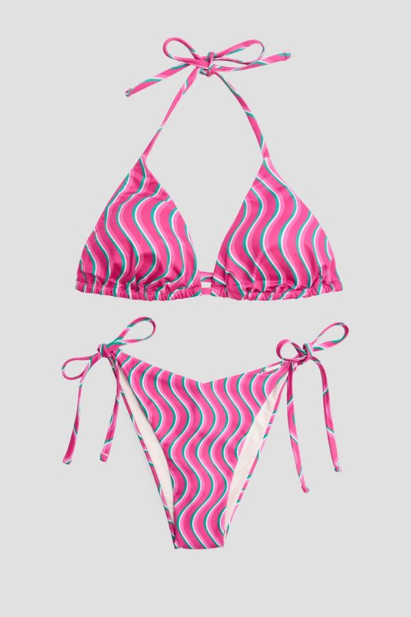 Bikini à motif de vagues @maddalena.sarti