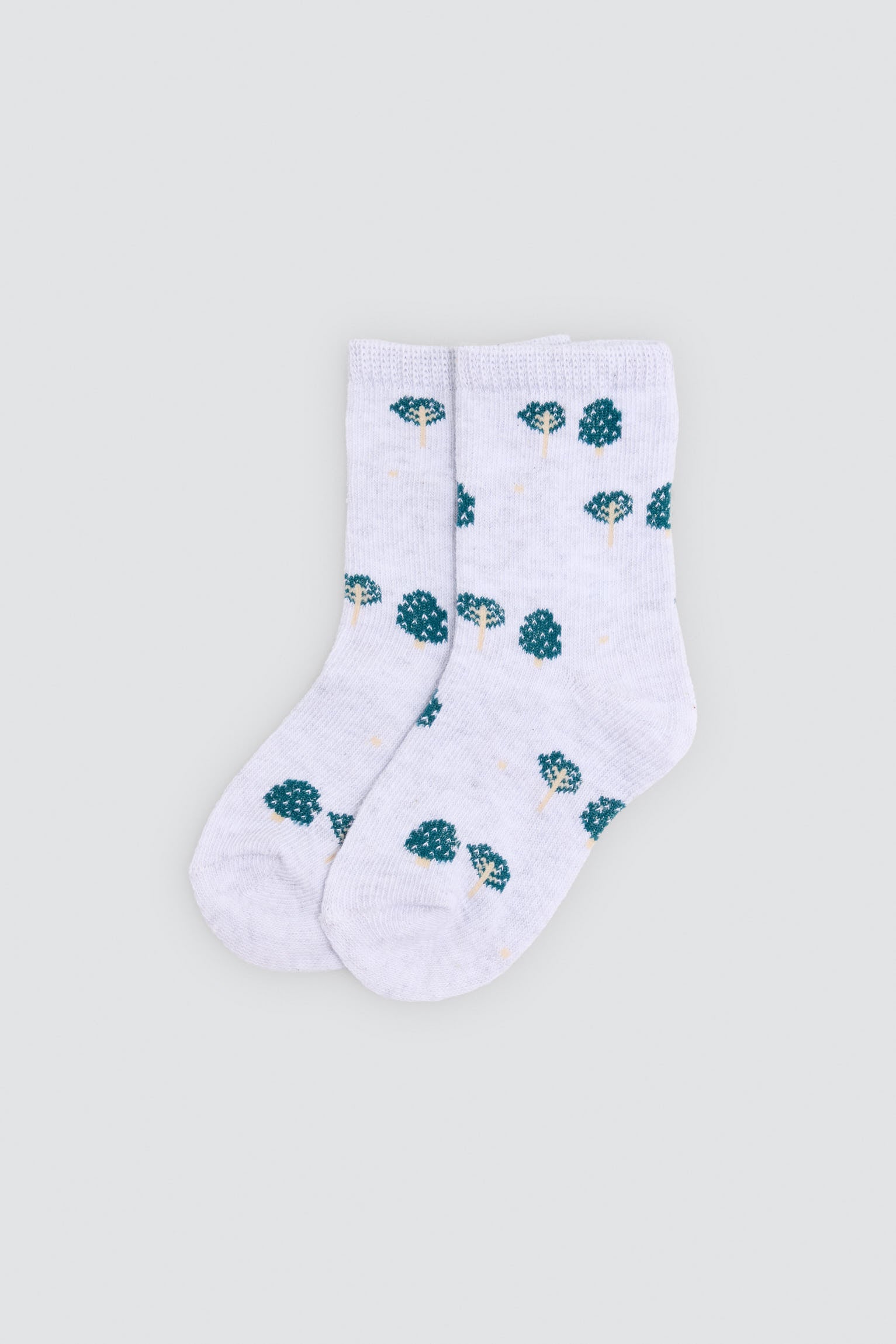 Lot de 4 chaussettes bébé imprimé hiboux et arbres
