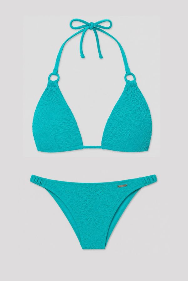 Bikini push-up à motif turquoise @maddalena.sarti