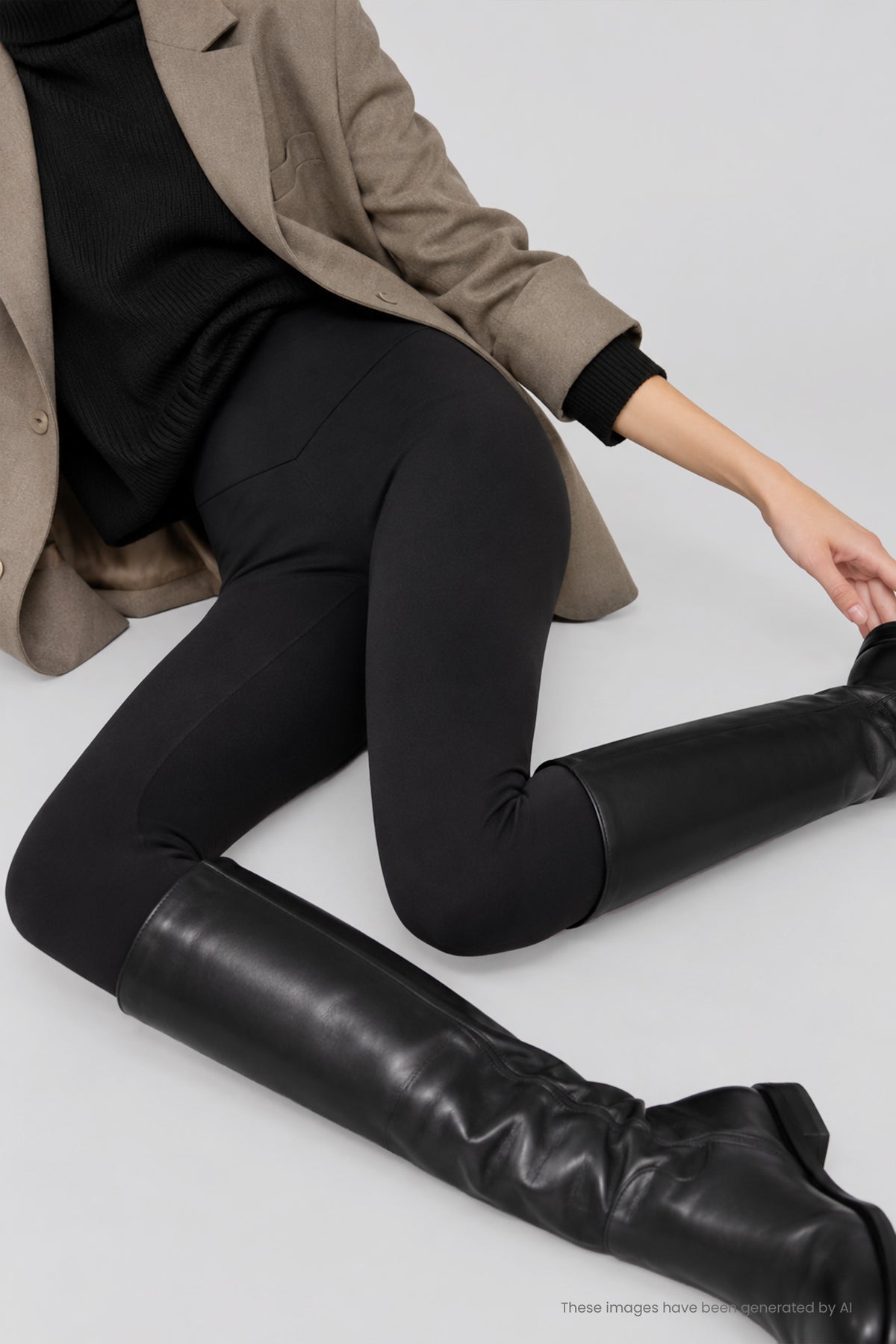 ULTRA THERMIQUE legging gratté noir