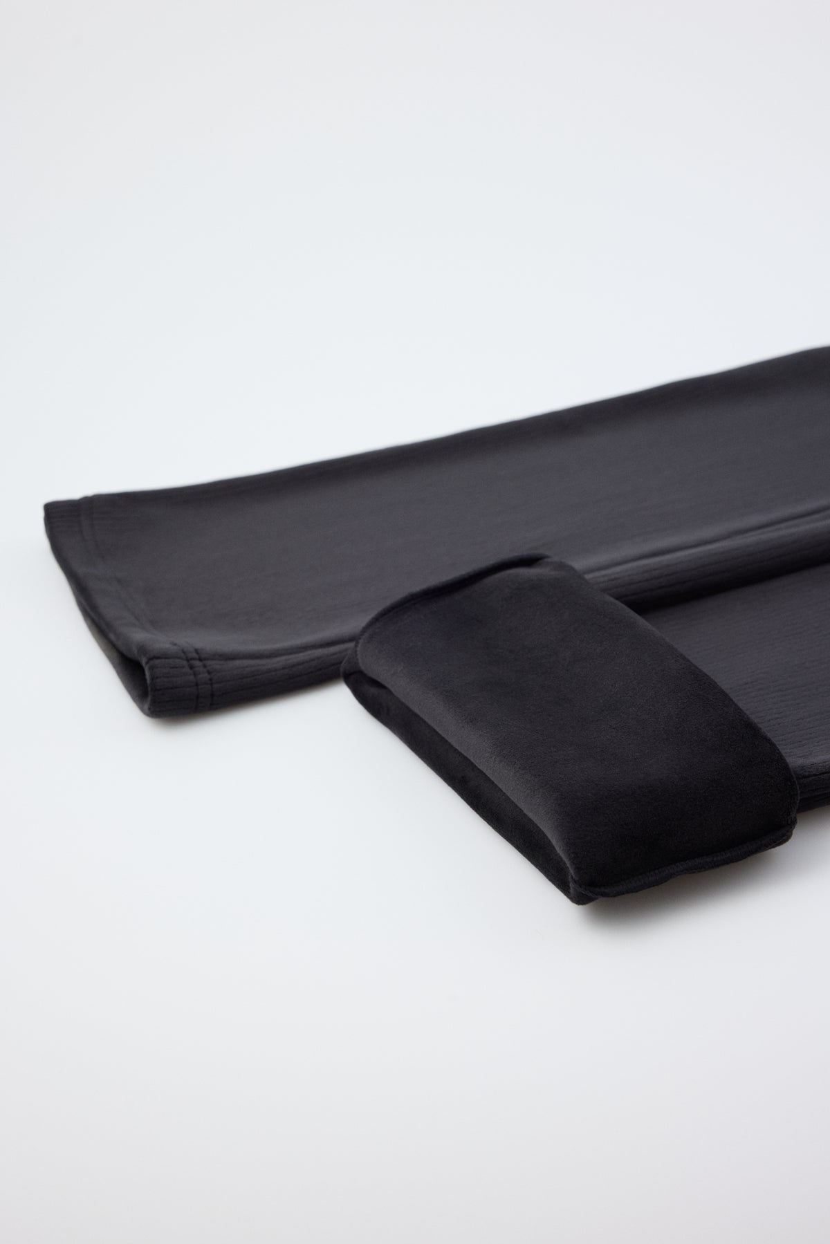ULTRA THERMIQUE legging évasé effet velours côtelé noir