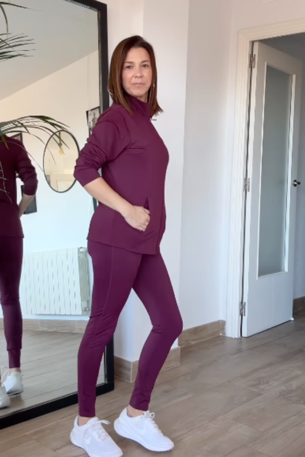 Look sportif grenat @emidelgado79