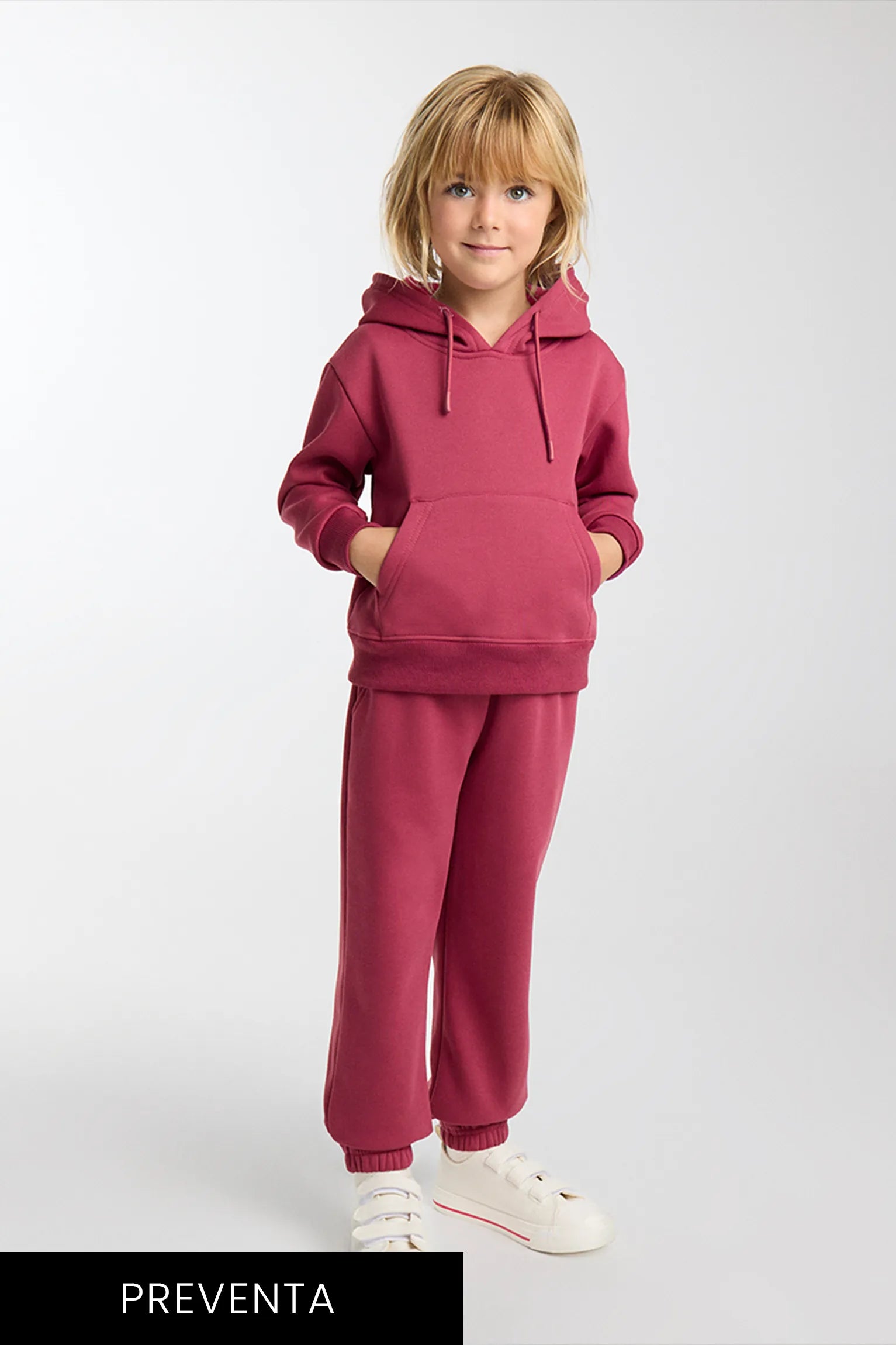 PRÉCOMMANDE survêtement fille gratté rose avec sweat et jogging