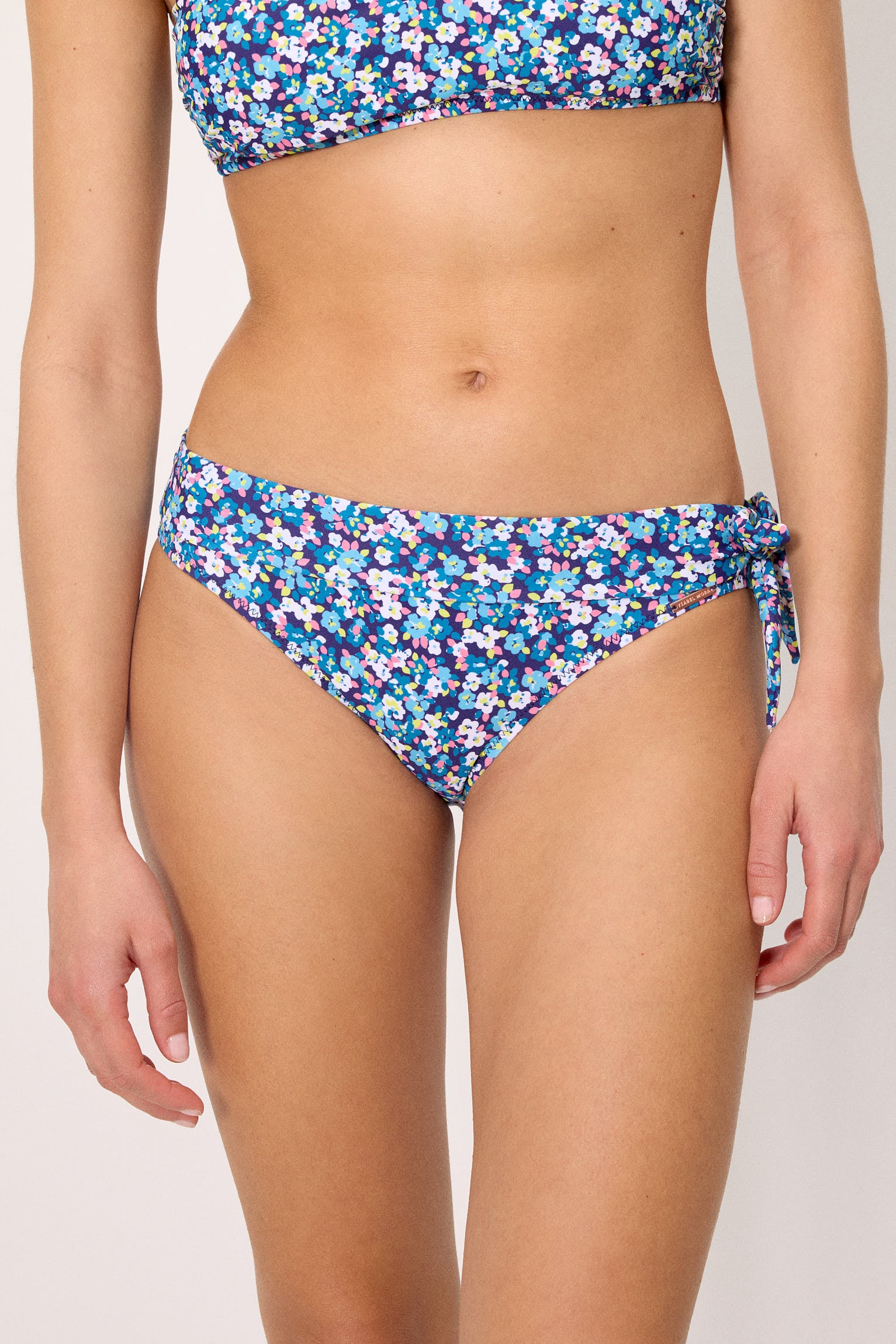 Culotte de bikini multi-positions bleue Liberty
