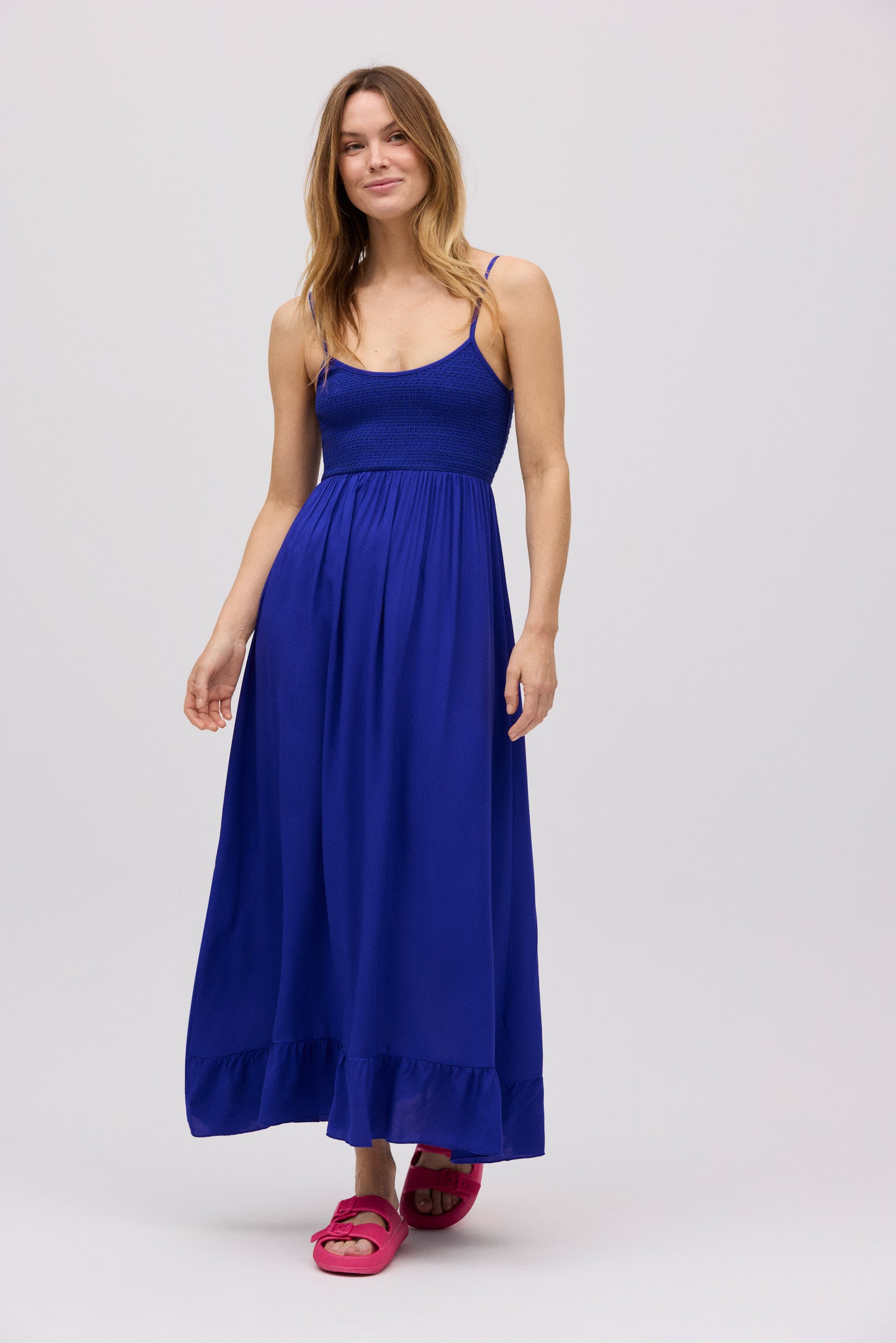 Tongs de plage avec boucles antidérapantes extra confort fuchsia