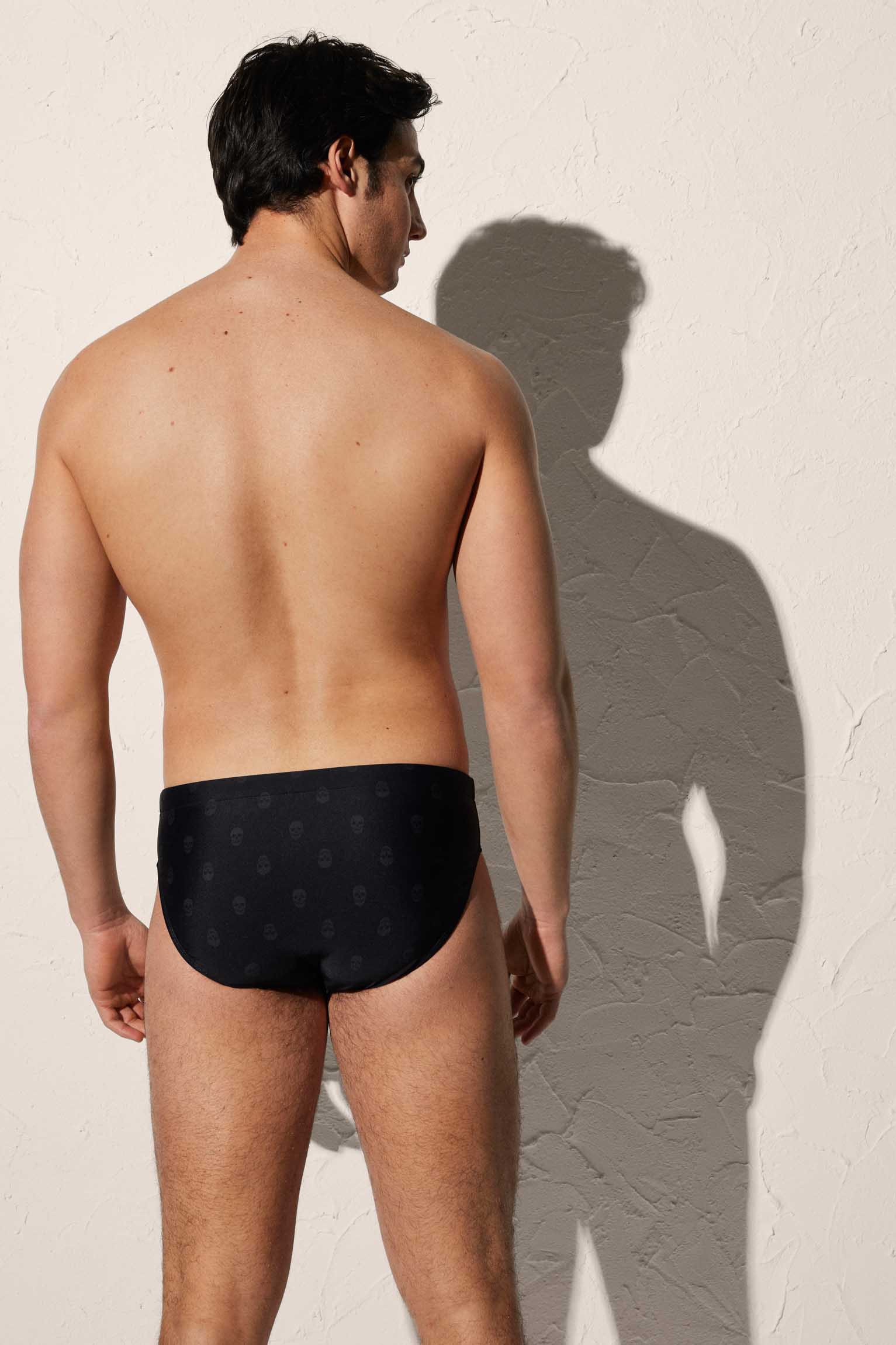 Bañador slip estampado calaveras - Ysabel Mora