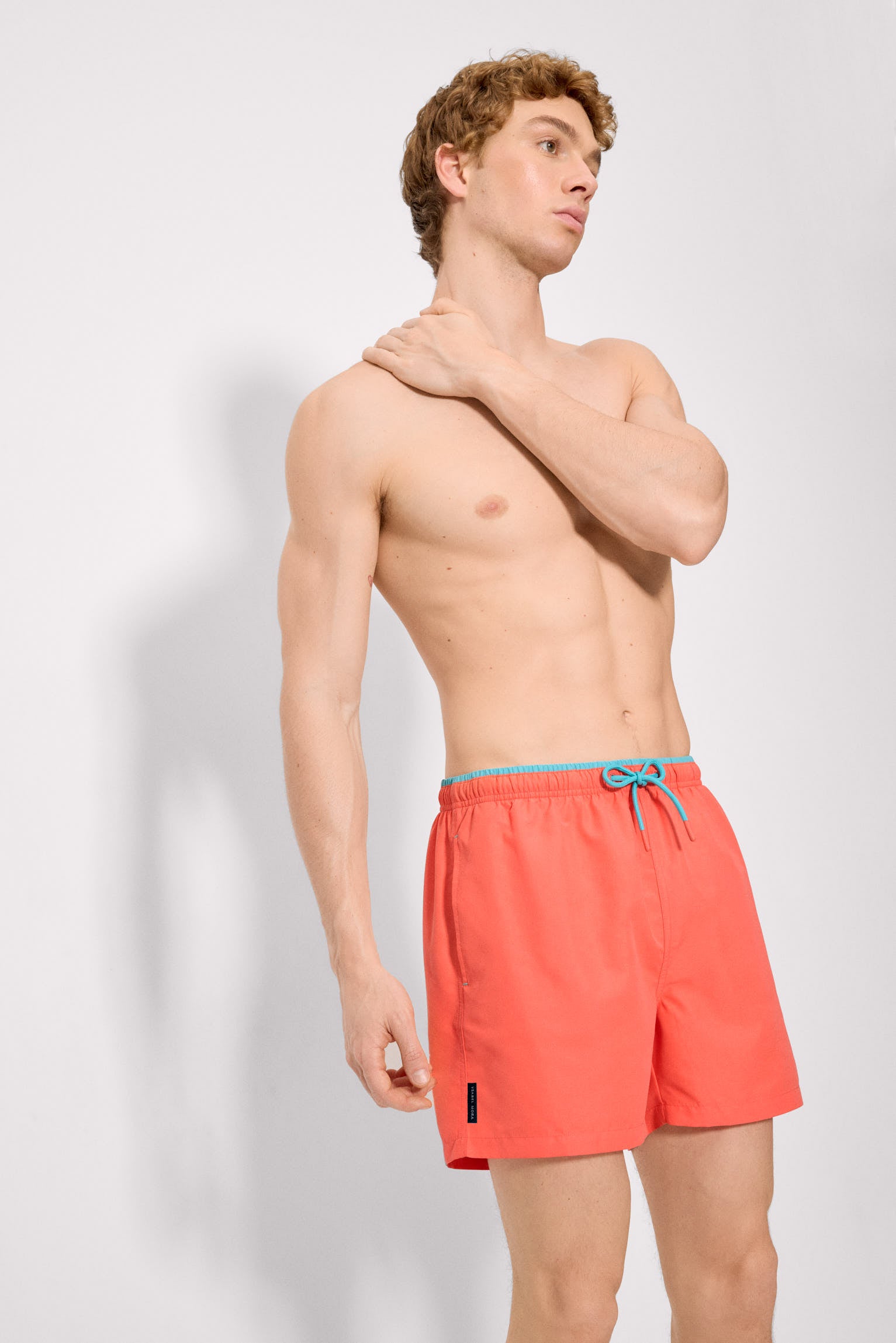 Bañador medio básico coral - Ysabel Mora