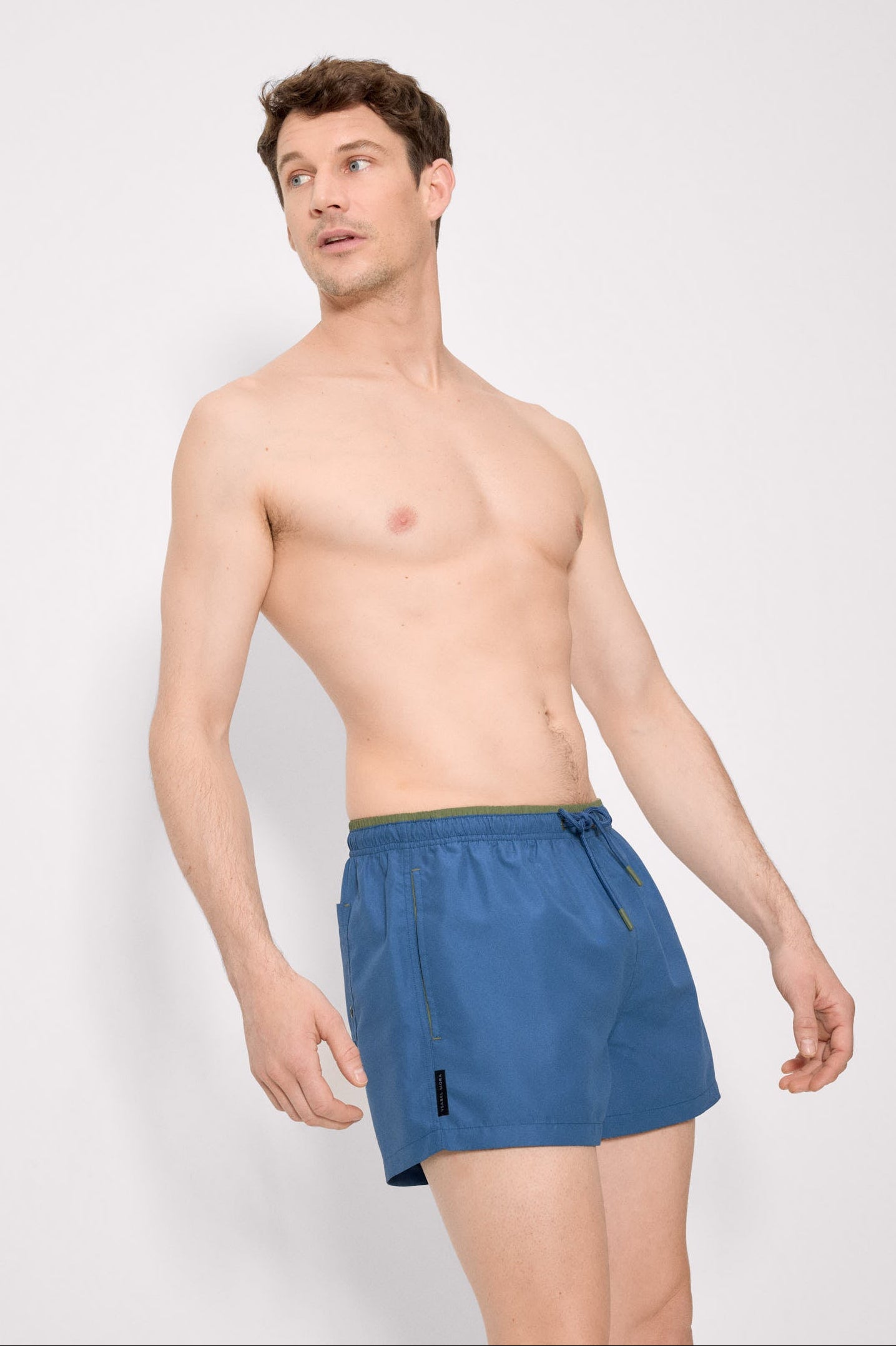 maillot de bain bleu basique