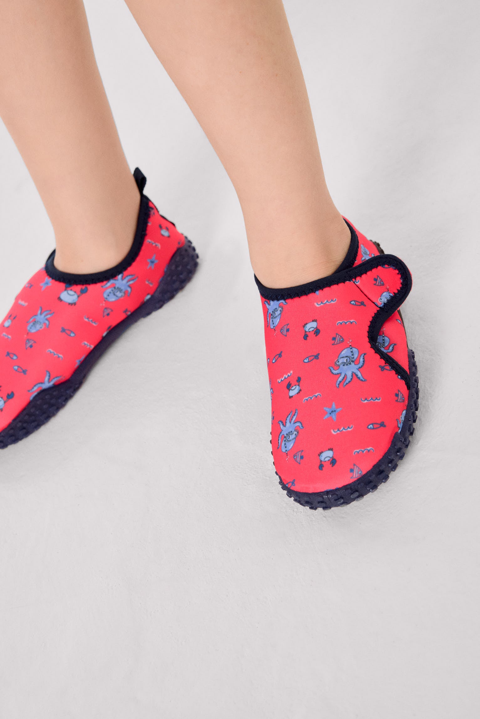 Chaussons pour enfants à motif pieuvre