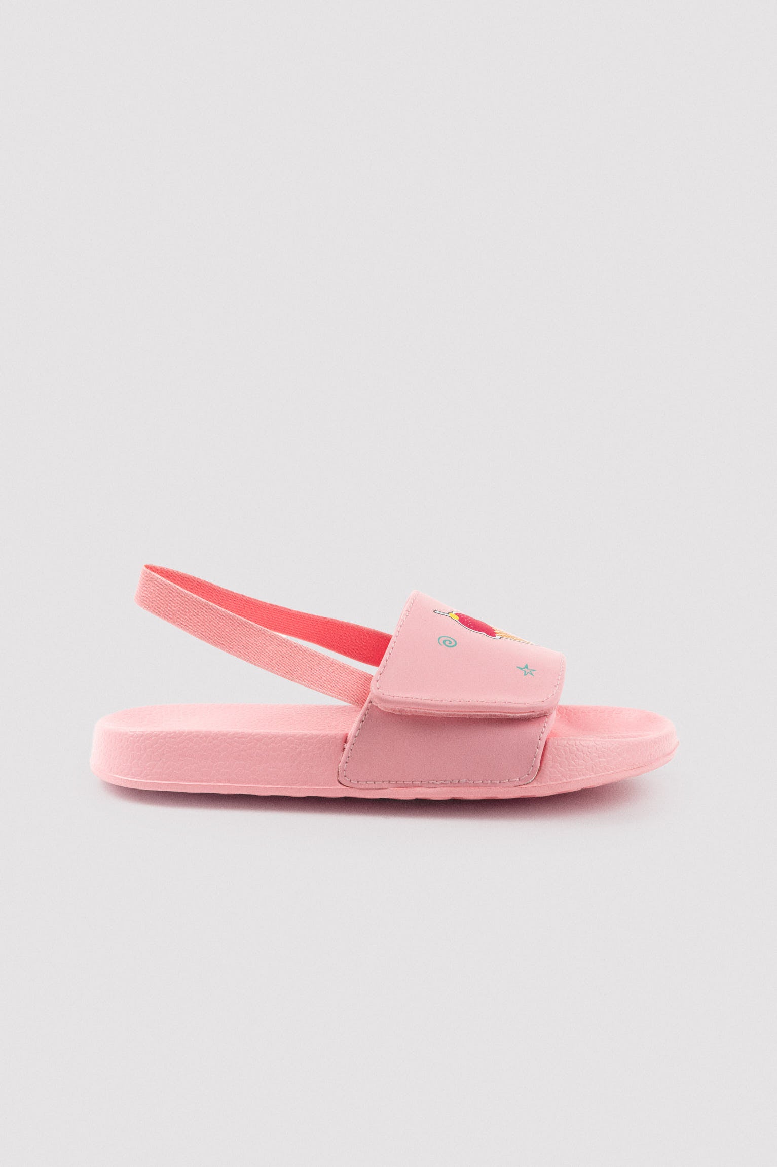 Tongs pour enfants avec fermeture Velcro et motif glace