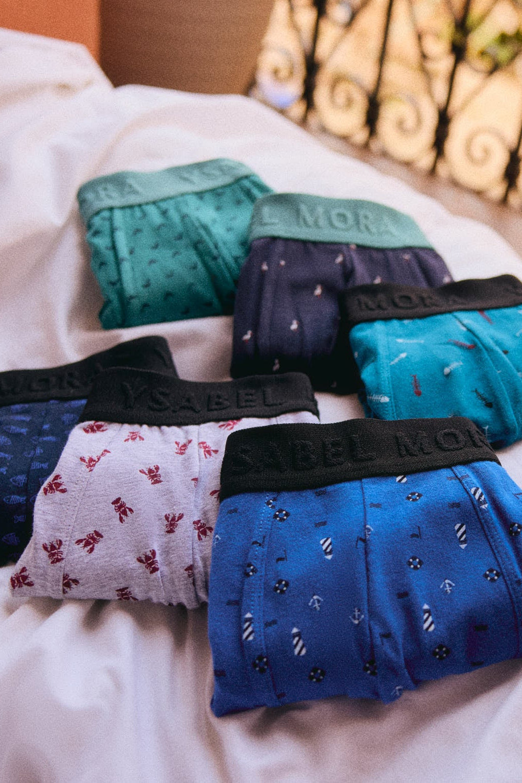 Lot de 6 boxers à motifs animaliers