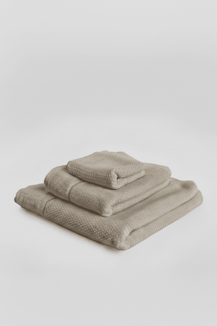 Lot de 3 serviettes beiges | MUYDEMI