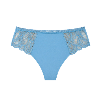 Ensemble avec rembourrage en dentelle bleue @maddalena.sarti