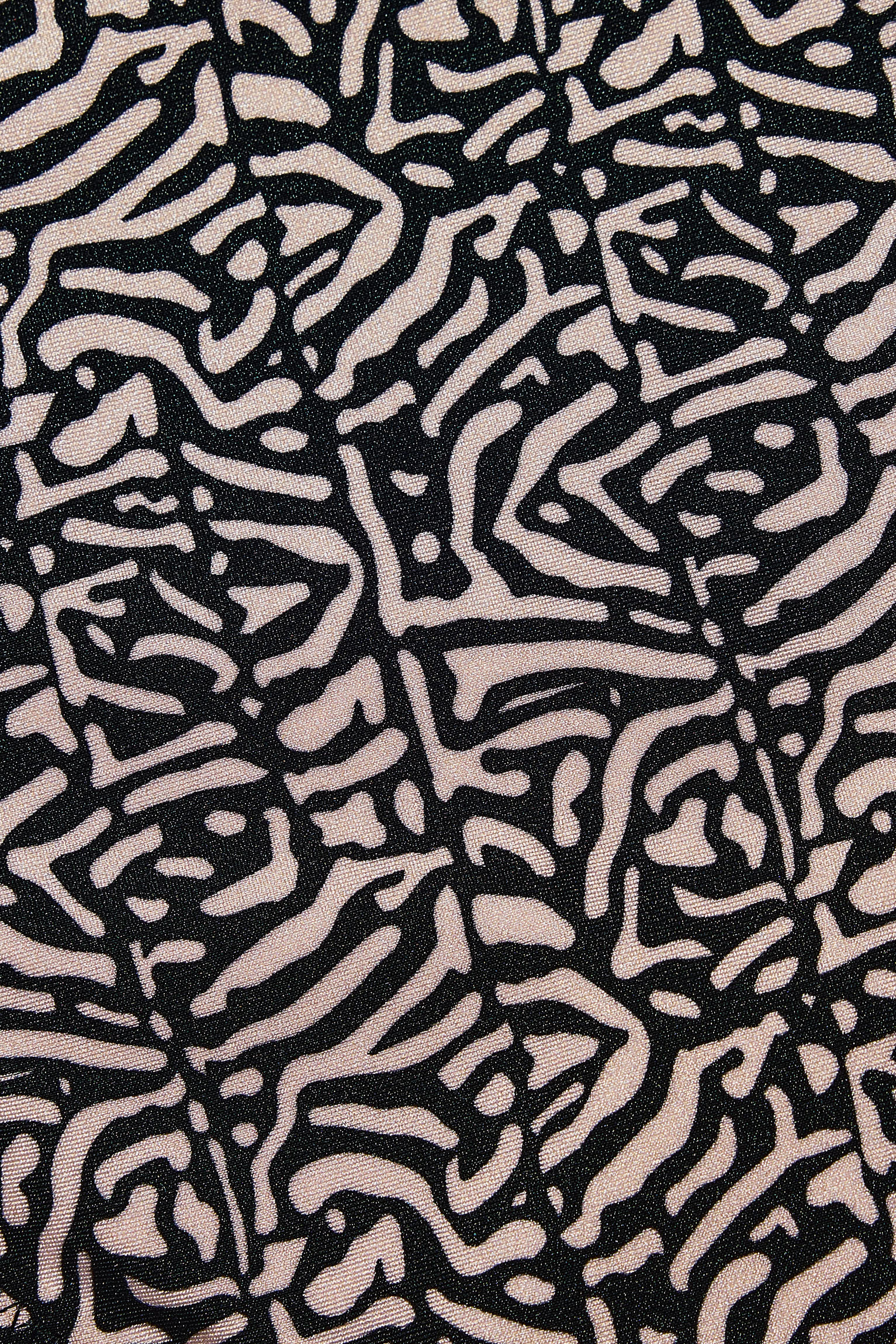 Haut de bikini imprimé minimisant à paillettes, bonnet D