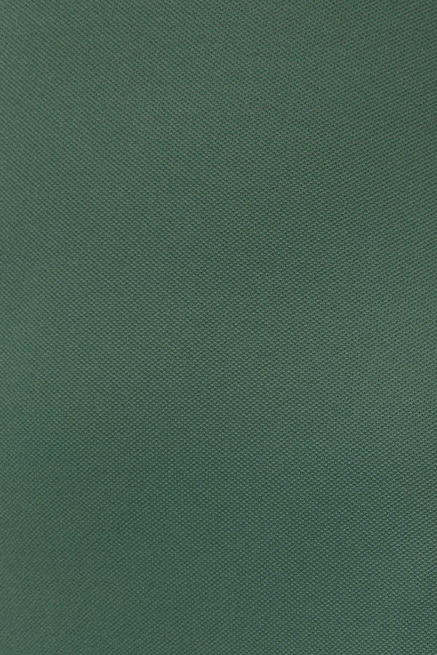 Culotte de bikini midi en micropiqué imprimé vert bouteille
