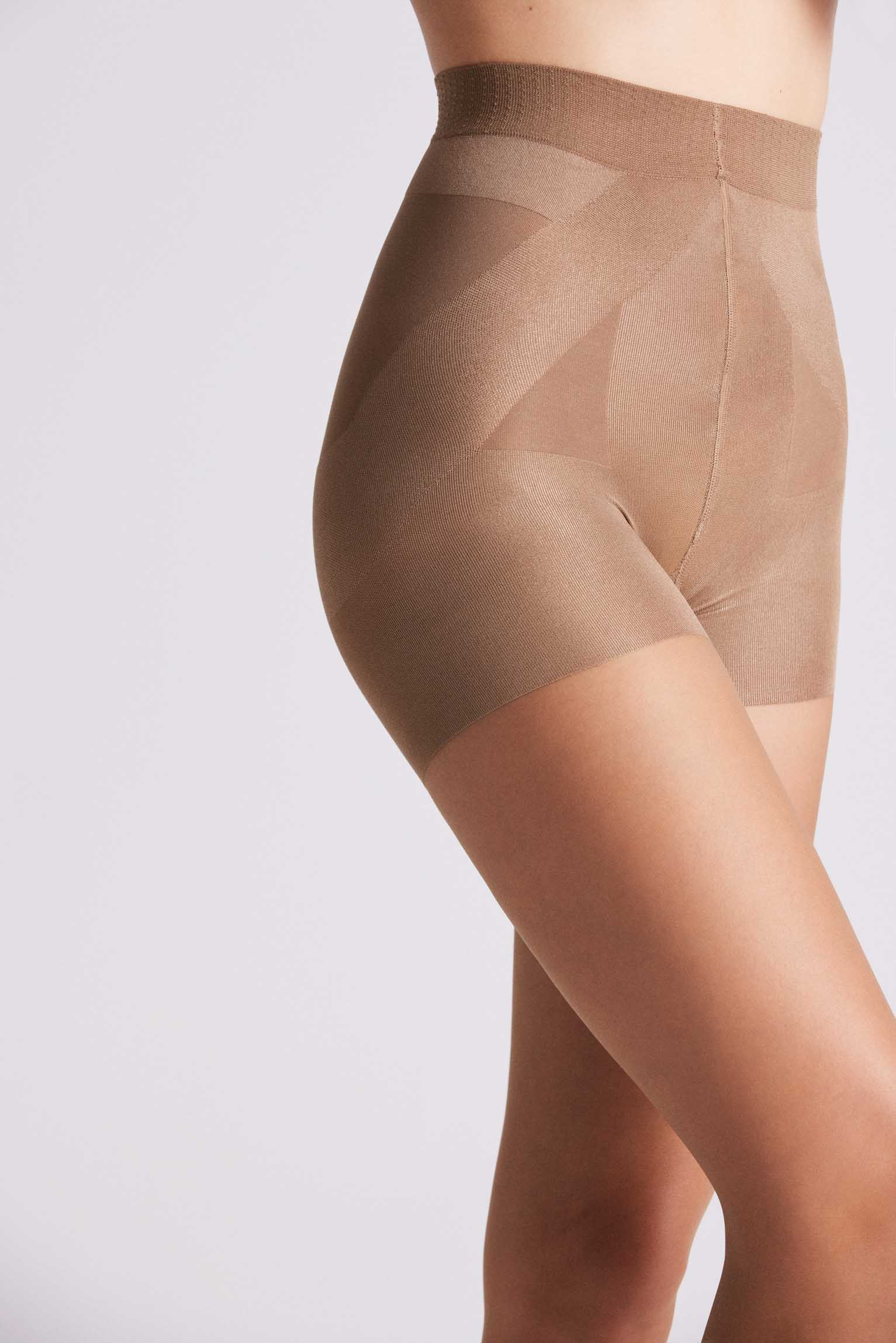 16504 3 panty reductor 15 den - Marrón