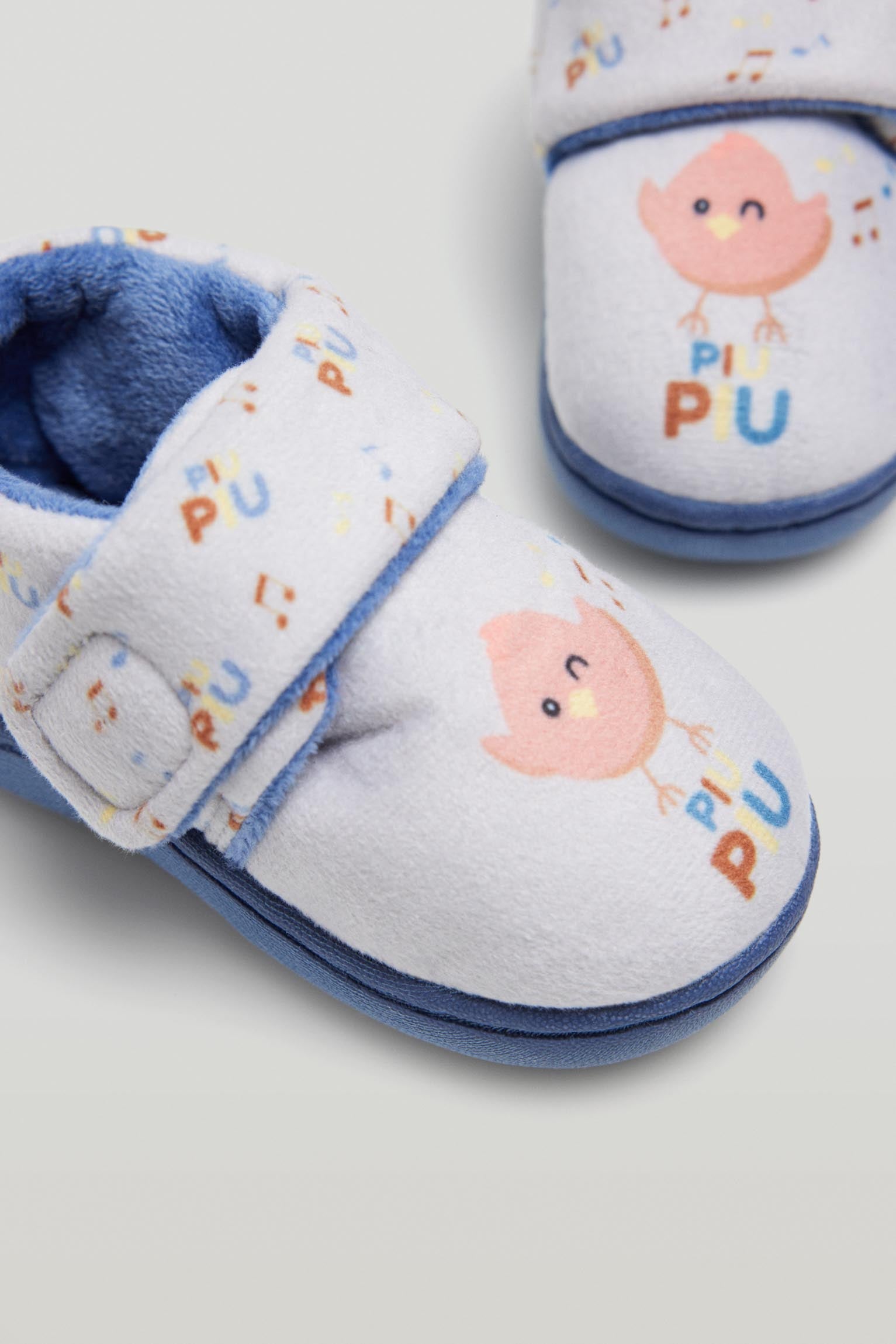 Zapatillas de casa bebé cierre adherente - Ysabel Mora