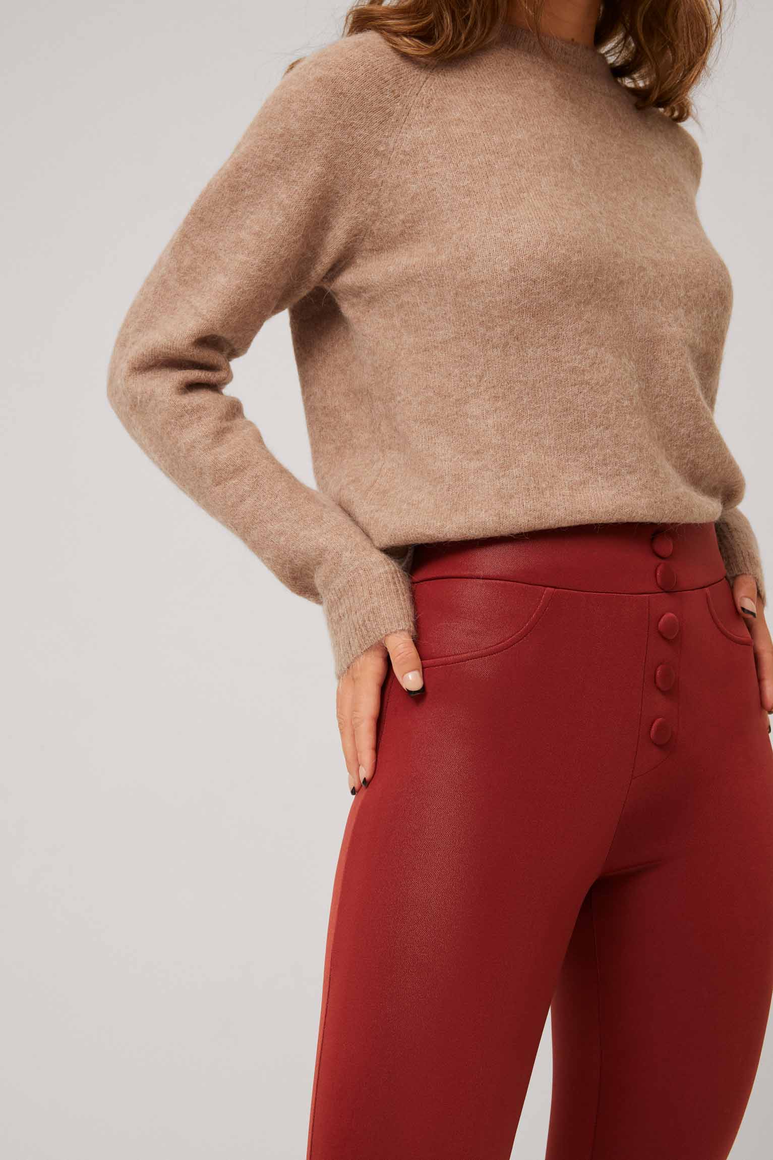 70294-3-leggings-pitillo-mujer-ysabel-mora - Granate