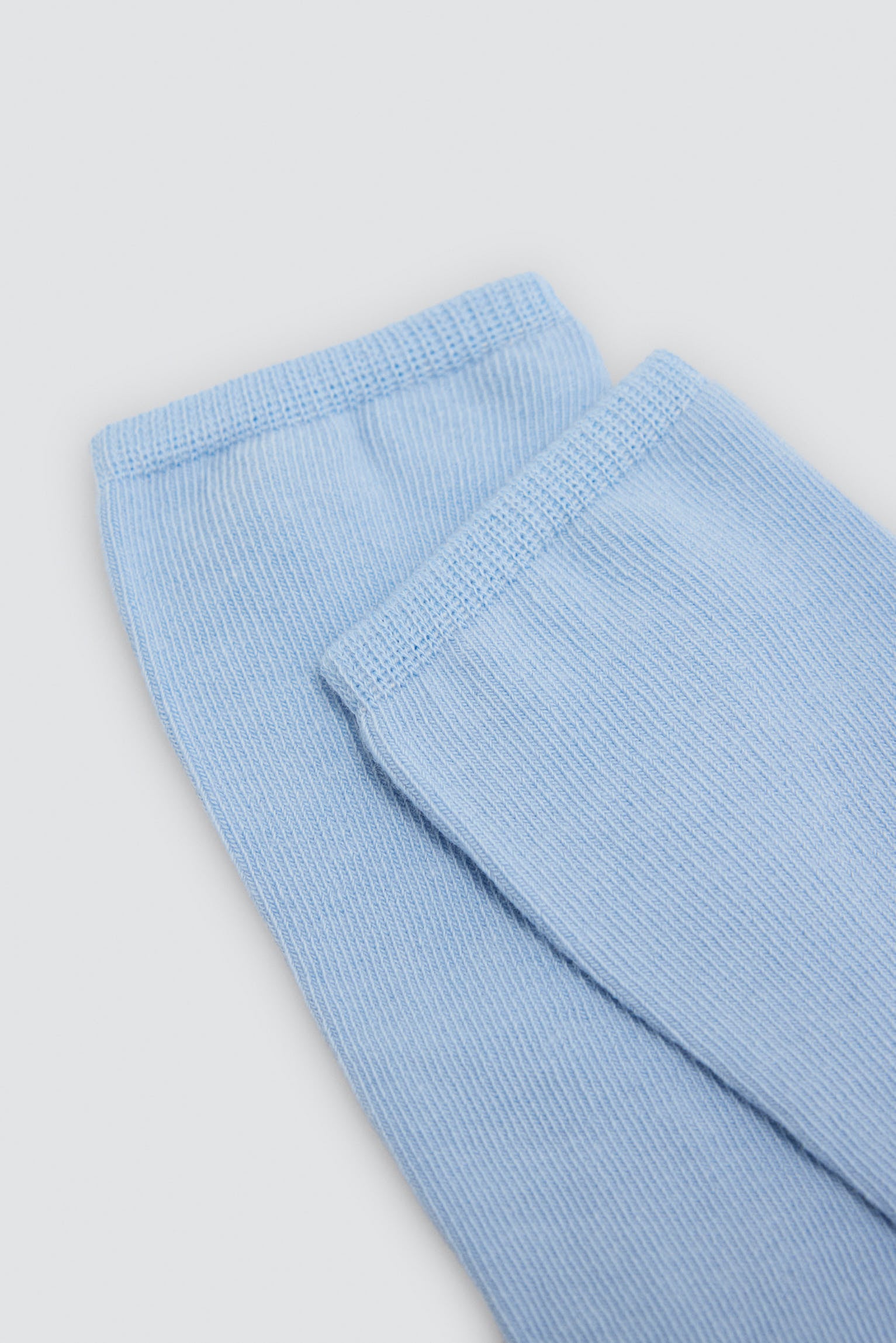Chaussettes hautes enfant basiques bleues