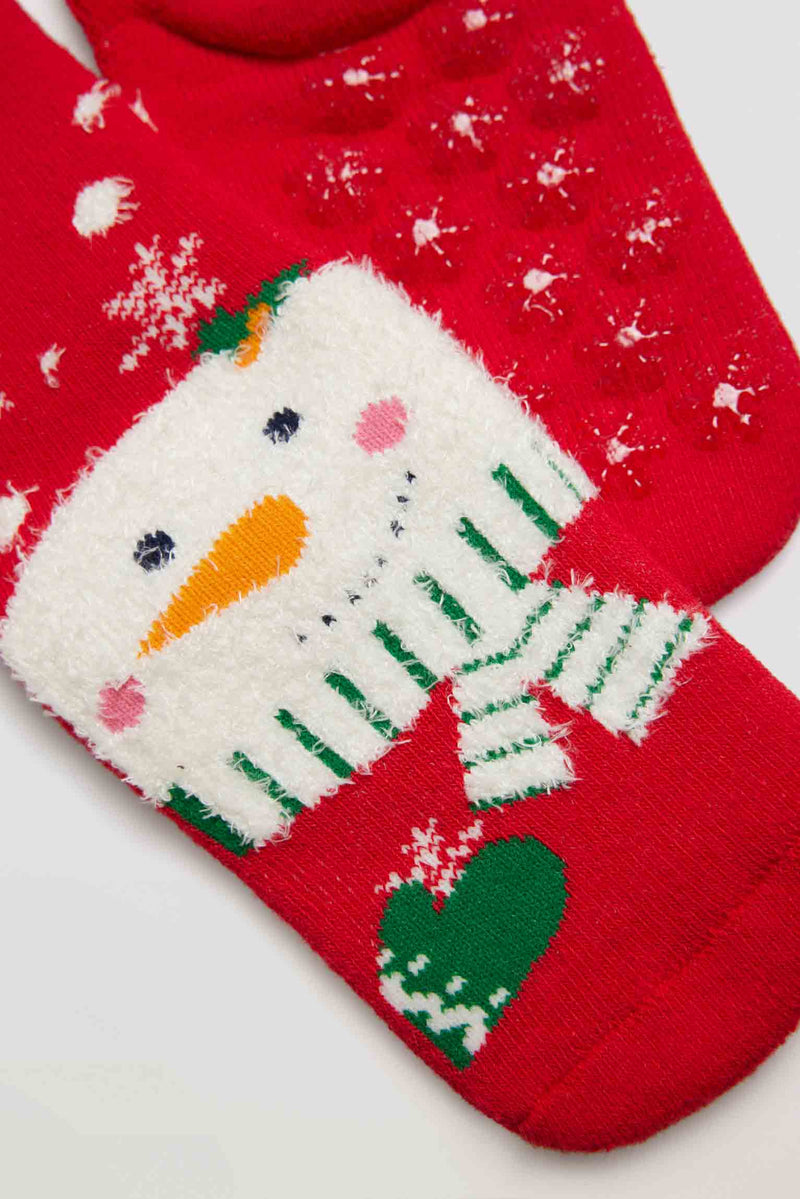 Chaussettes de Noël thermiques pour enfants paquets de 2