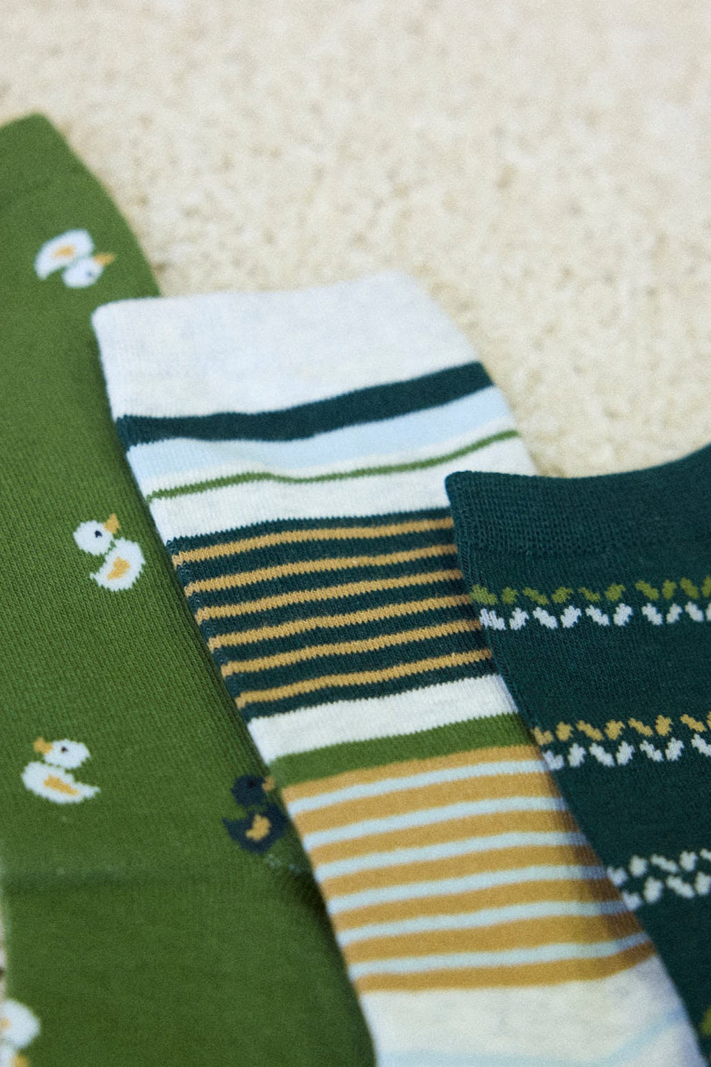 Lot de 4 chaussettes à imprimés variés