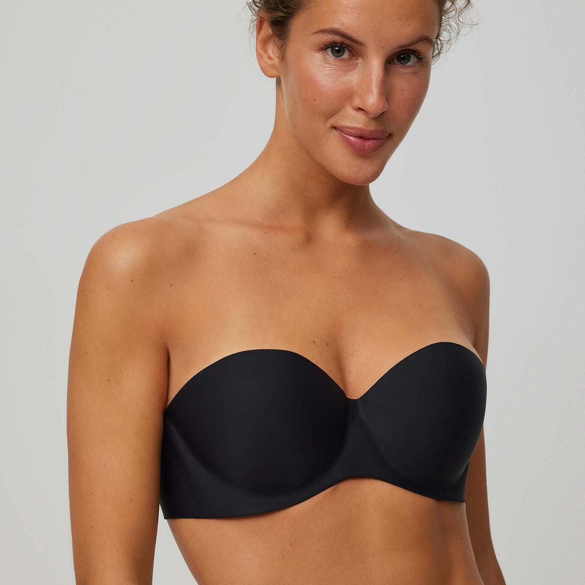 Soutien-gorge Adhésif Noir Sans Bretelles - Bonnet C Taille Unique - Idéal Décolleté Et Dos Nu - Neuf Avec étiquettes