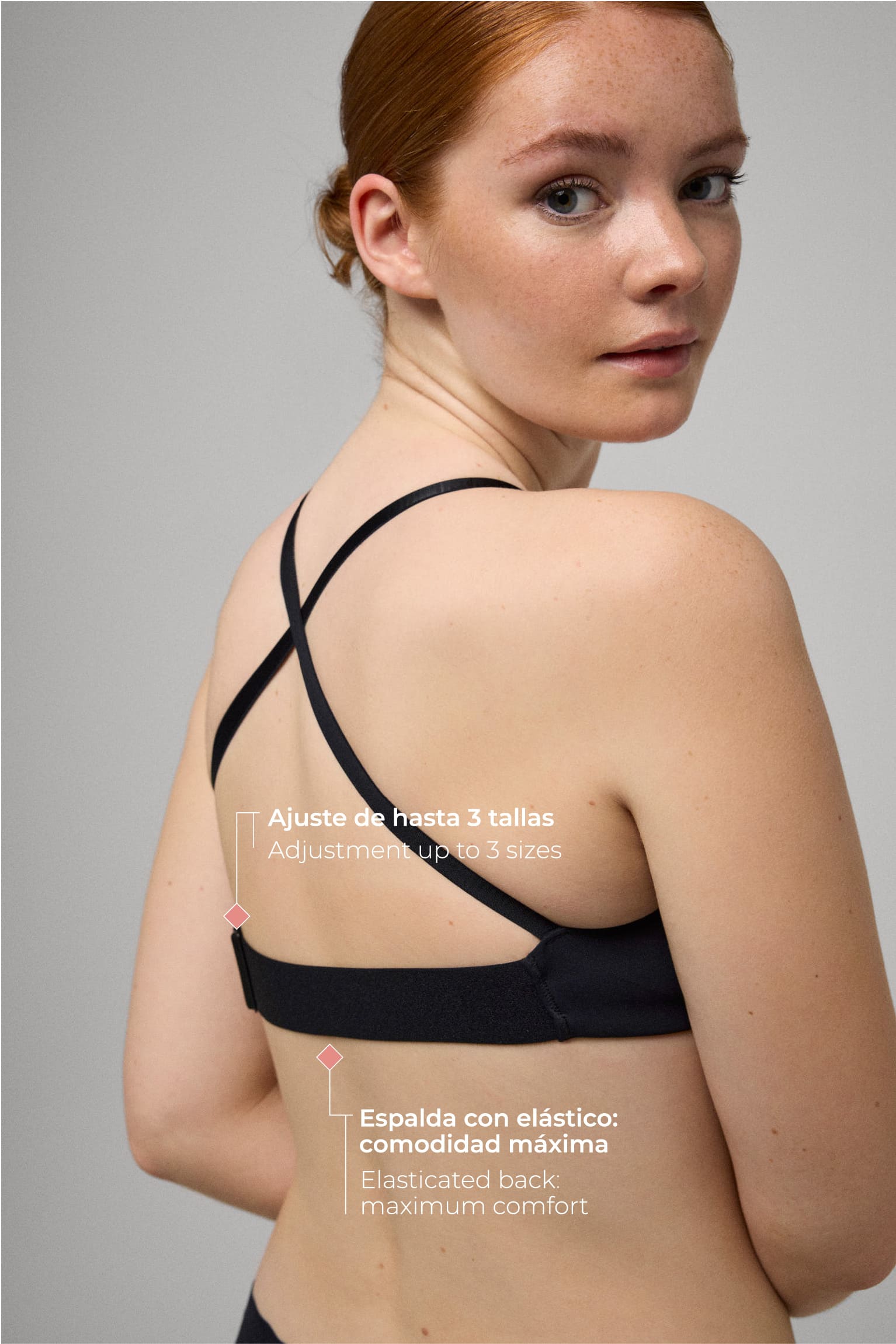 Soutien-gorge noir taille réglable