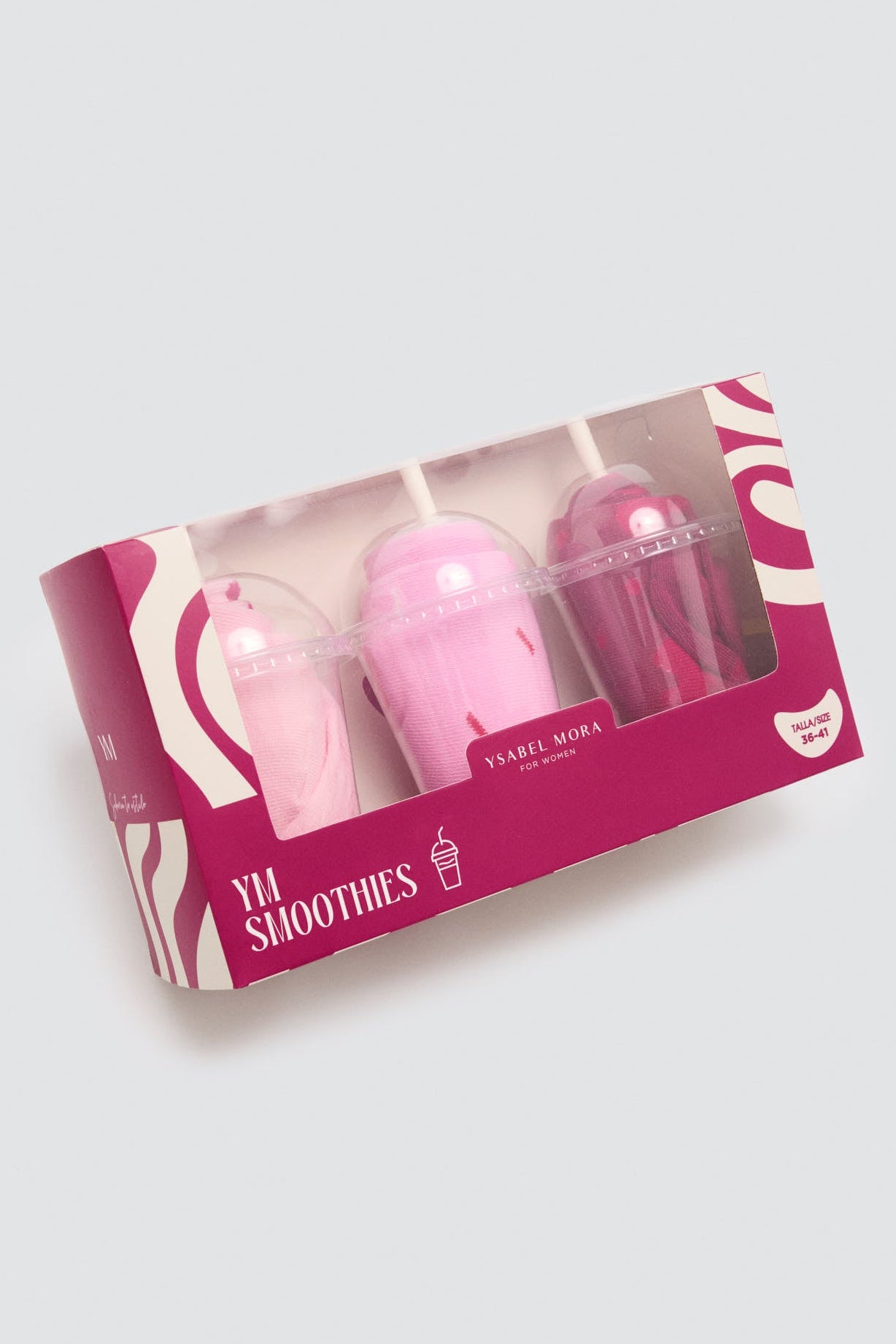 Coffret cadeau de 3 chaussettes Smoothies