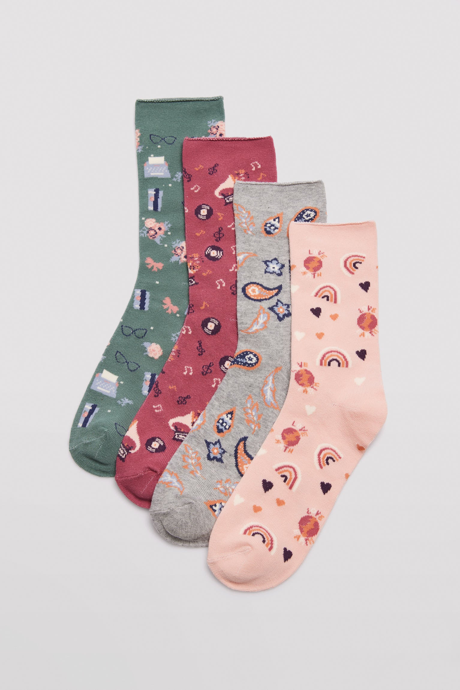 12211KIT-1-pack-calcetines-estampados-ysabel-mora - Multicolor