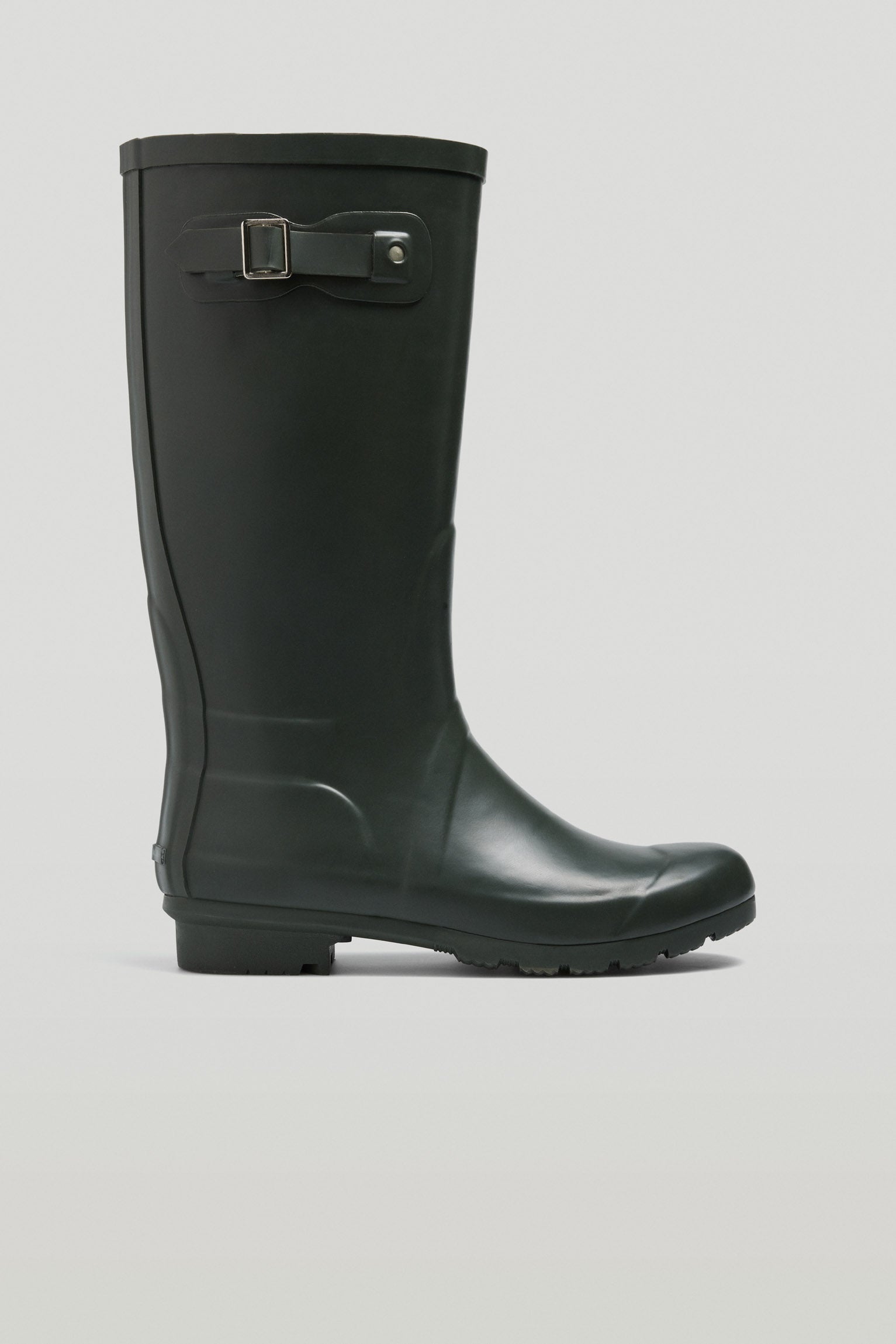 Bottes en caoutchouc montantes vert bouteille