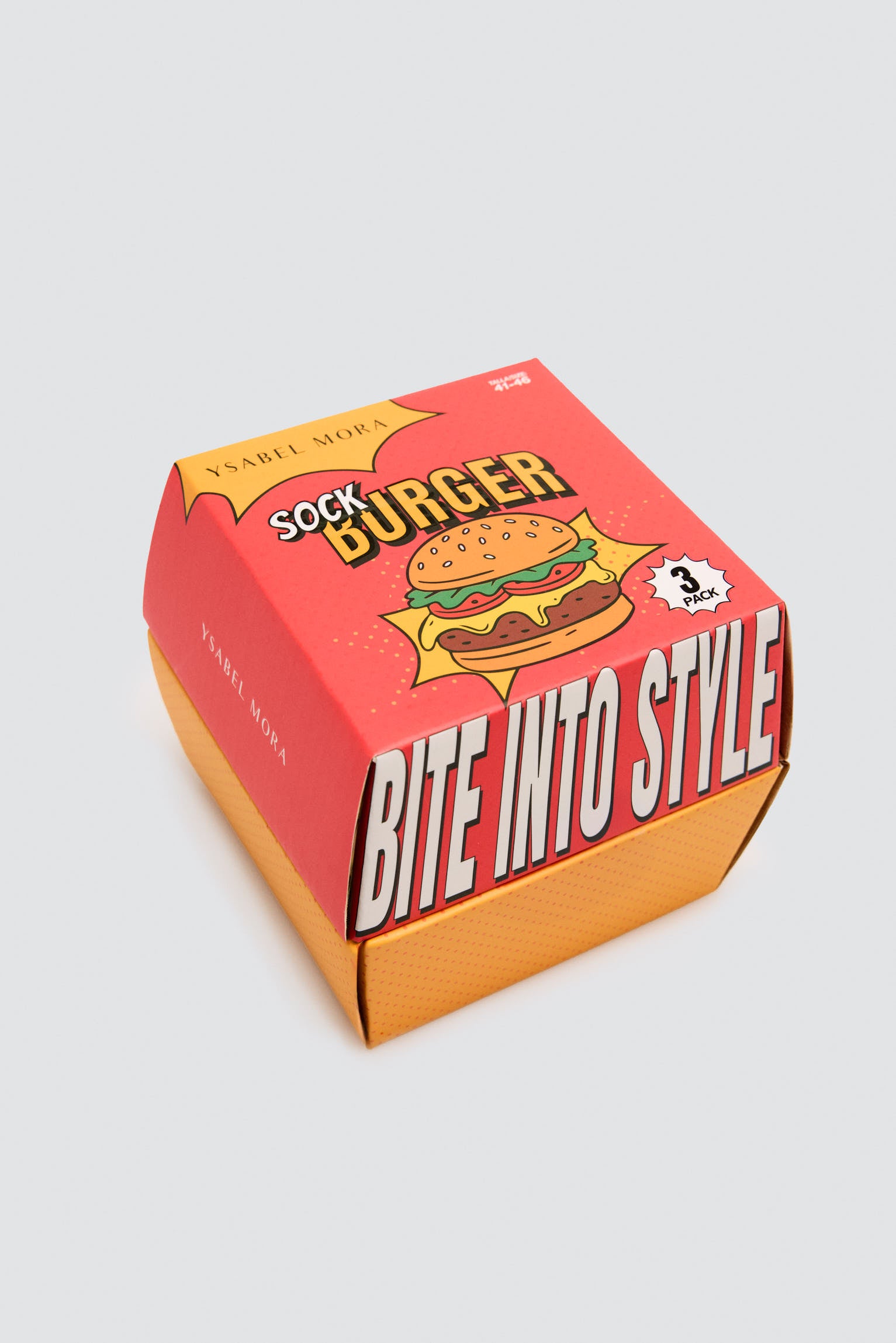 Coffret cadeau chaussettes burger