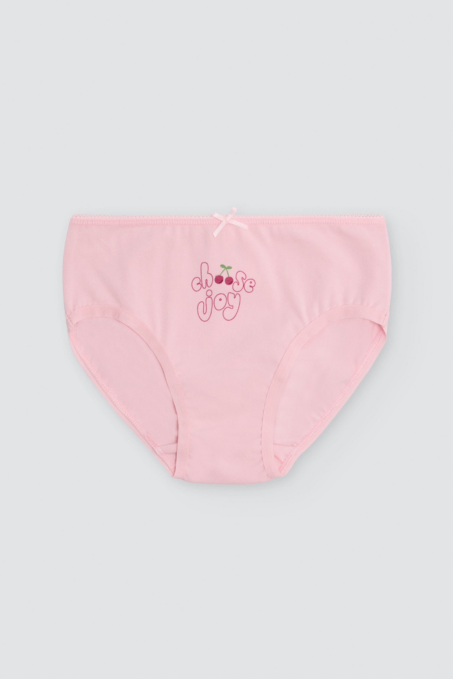 Pack de 2 braguitas de niña algodón estampado cerezas - Ysabel Mora