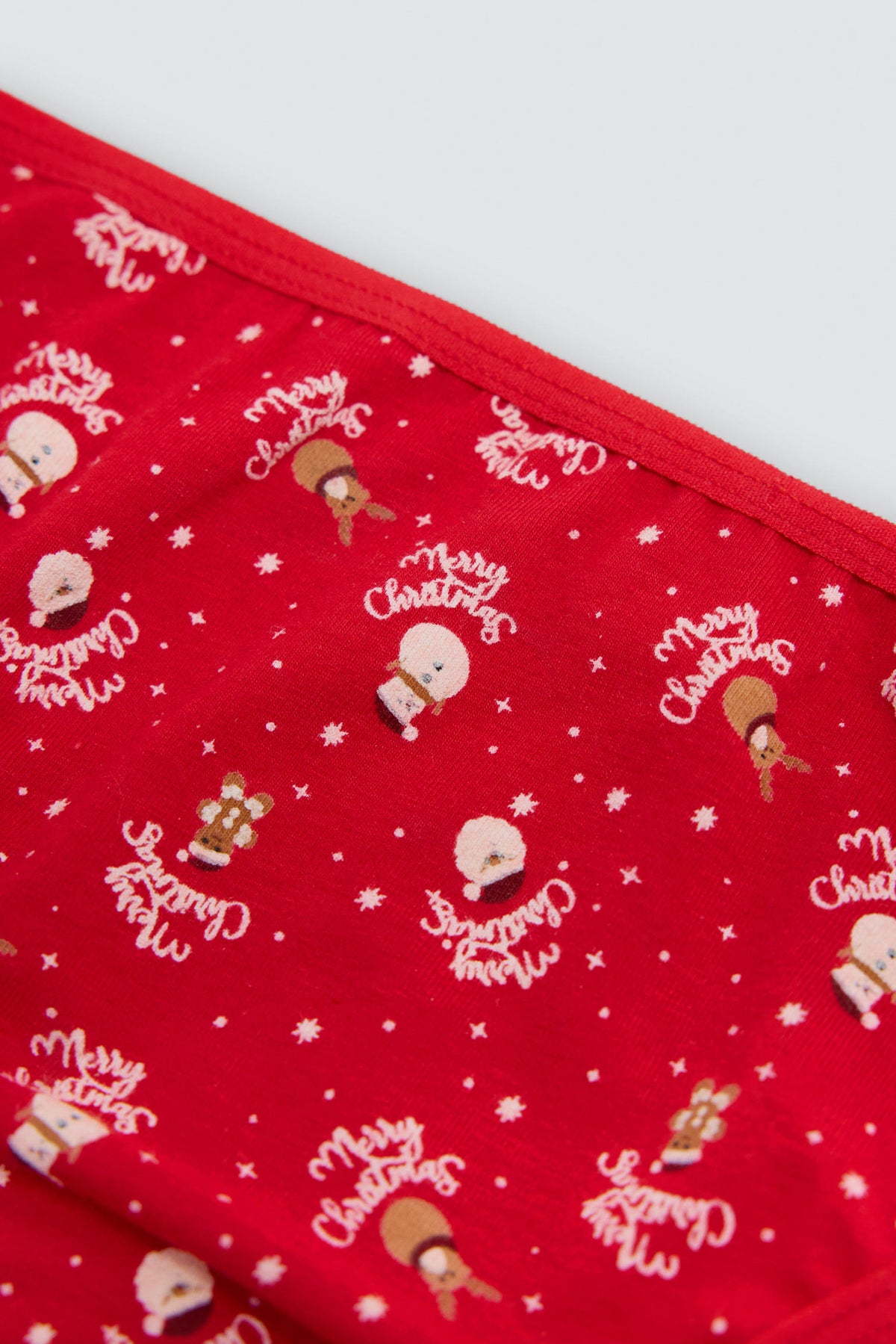 Braga juvenil algodón estampado navidad Merry Christmas - Ysabel Mora