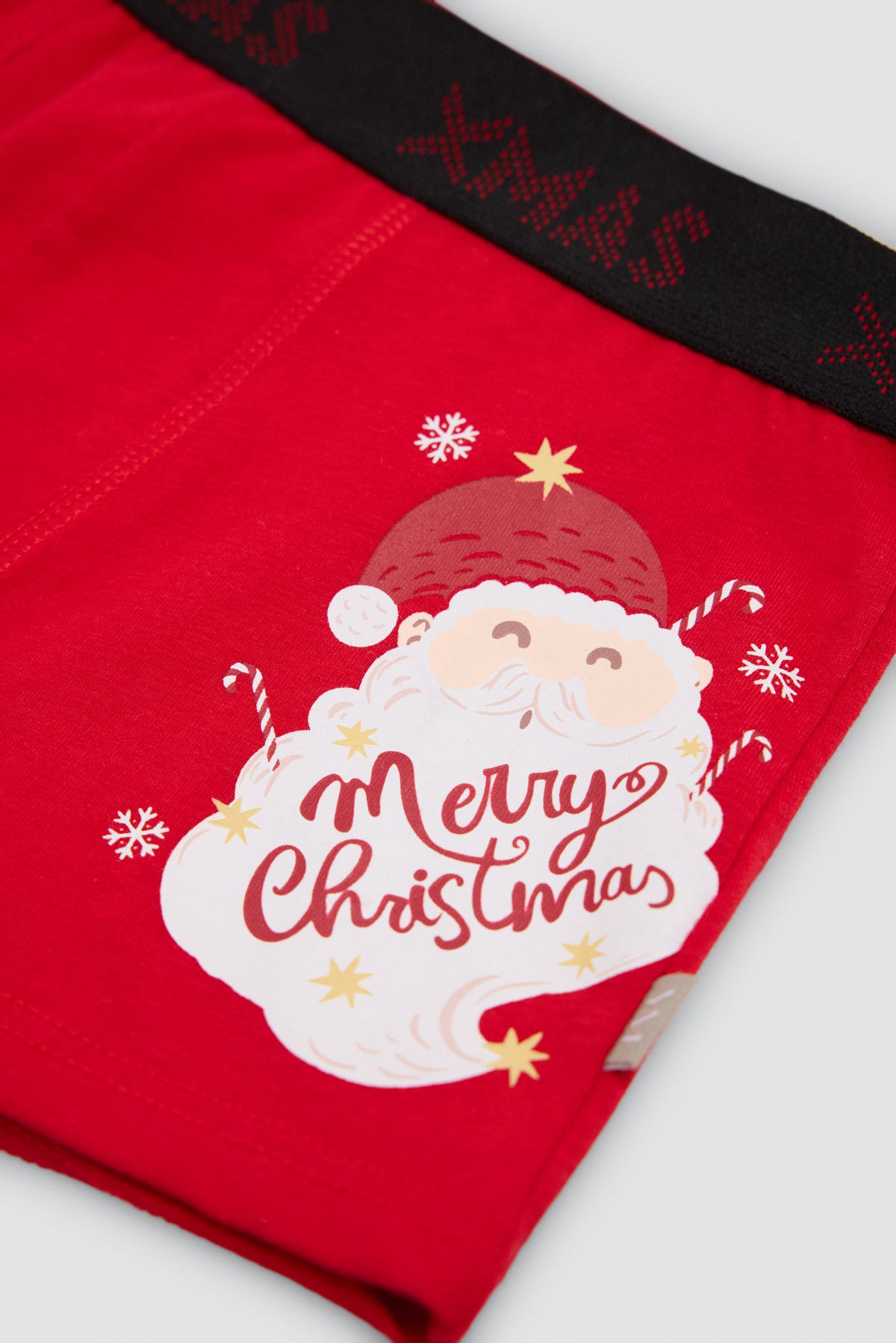 Bóxer juvenil algodón estampado navidad Merry Christmas - Ysabel Mora