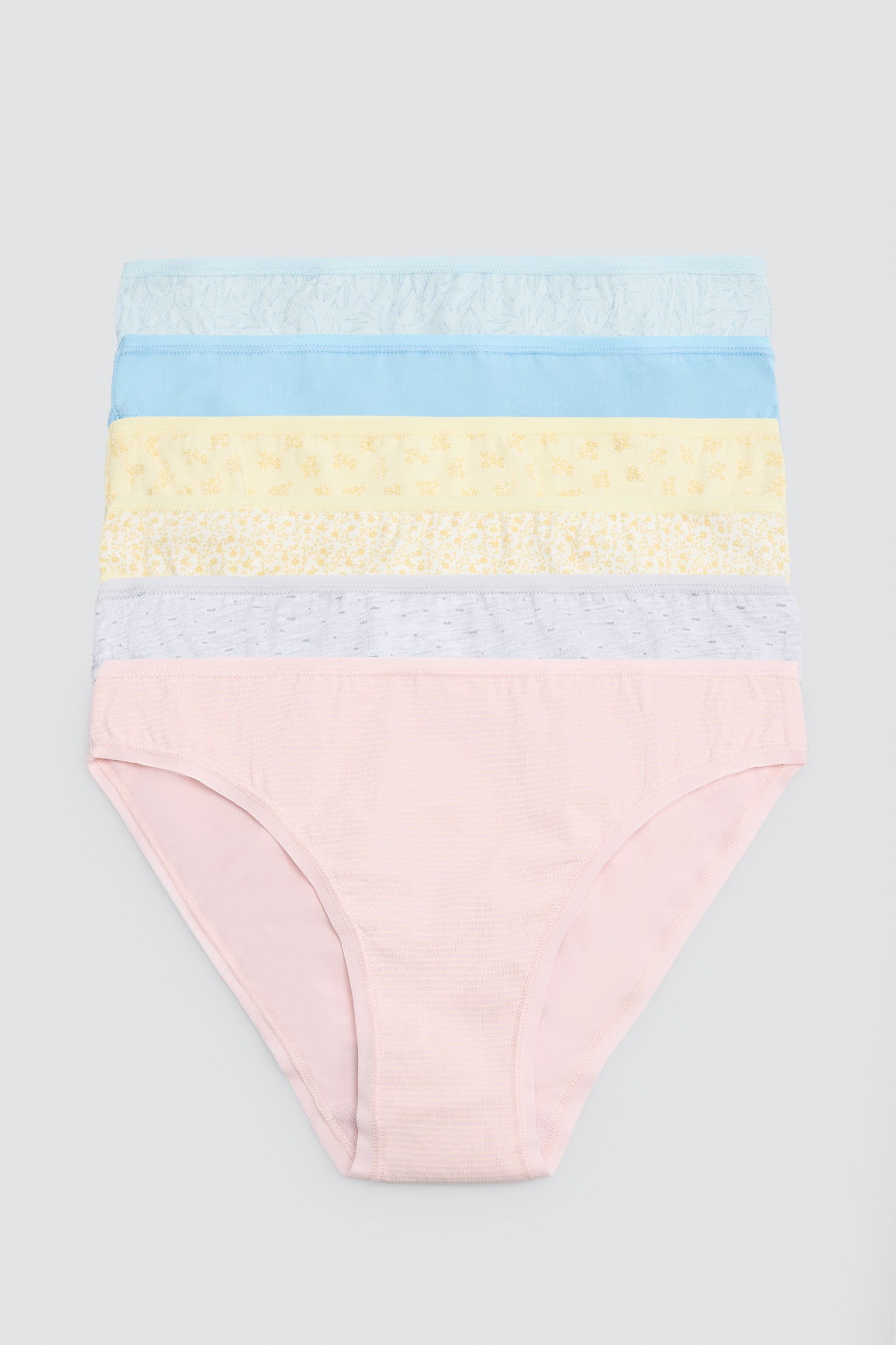 Lot de 6 mini-culottes unies et à motifs