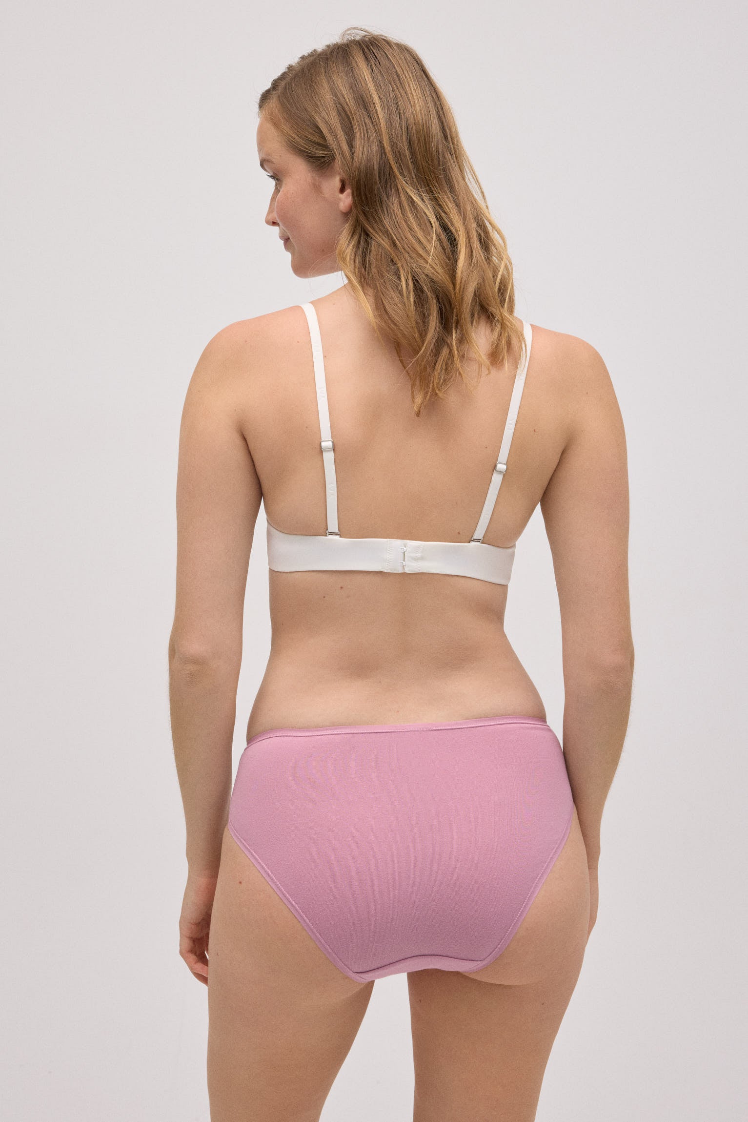 Lot de 4 culottes midi basiques en coton