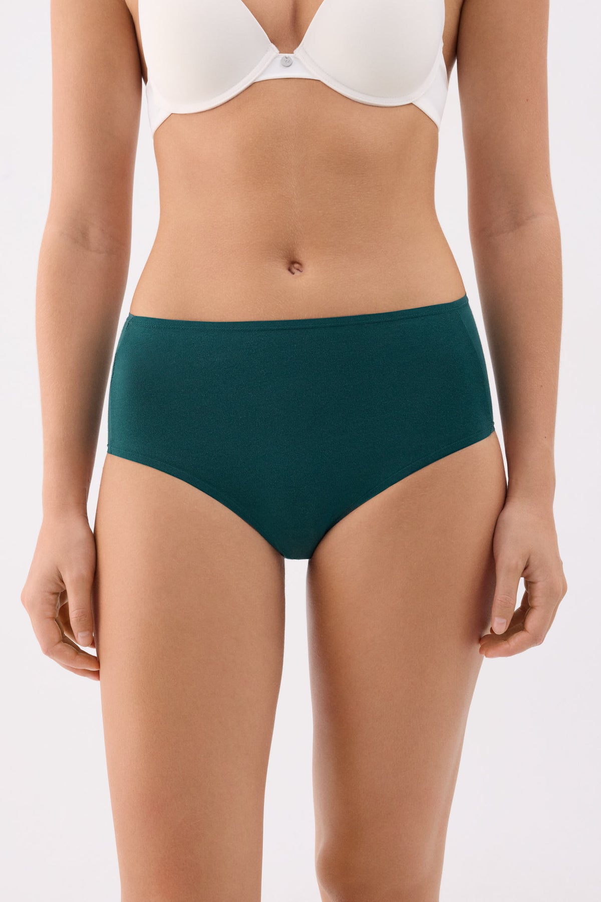 Pack de 4 culottes hautes en coton coloris assortis