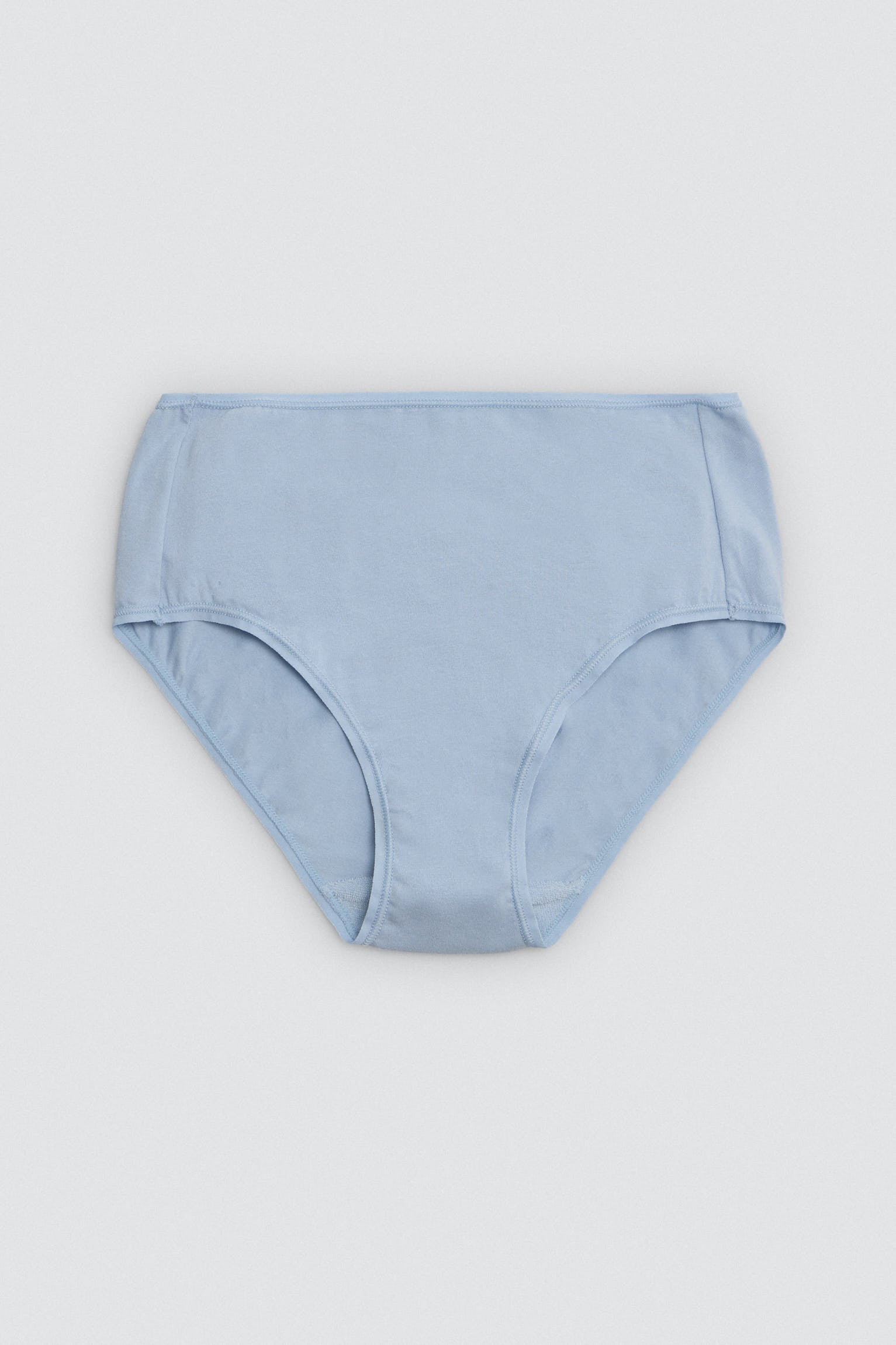 Lot de 4 culottes taille haute basiques en coton