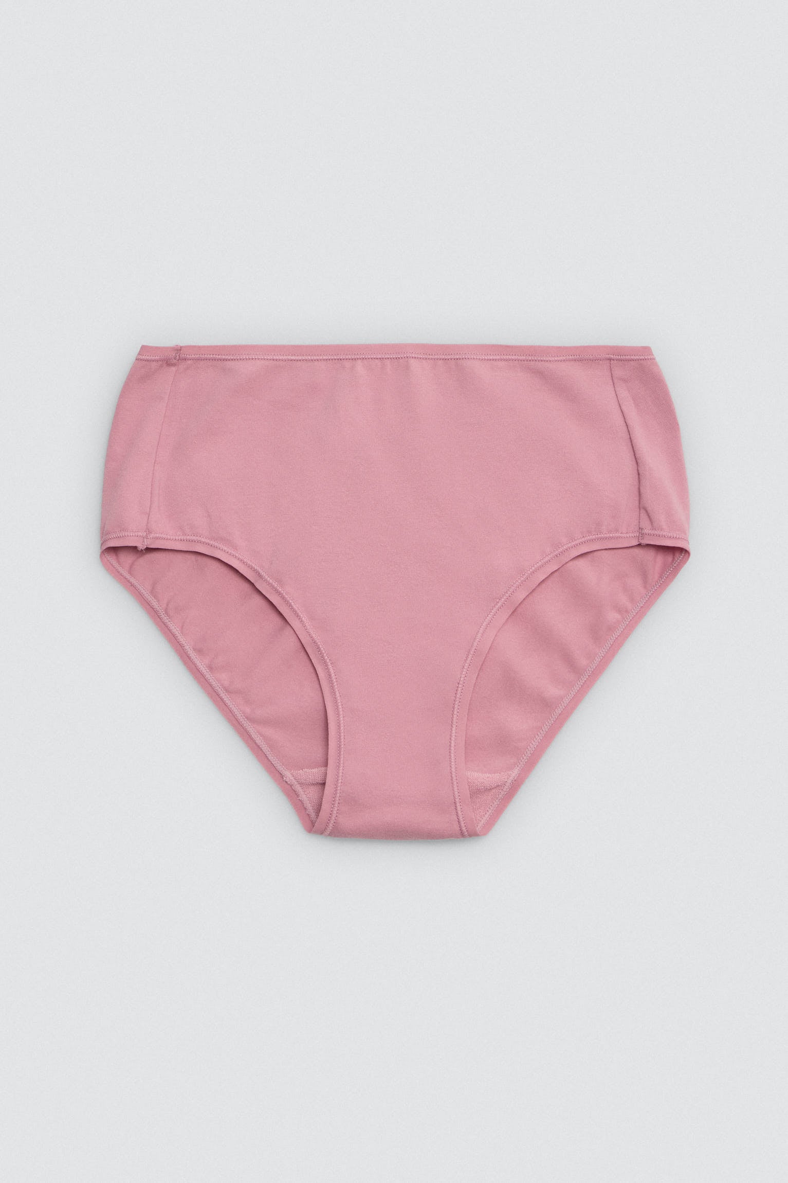 Lot de 4 culottes taille haute basiques en coton