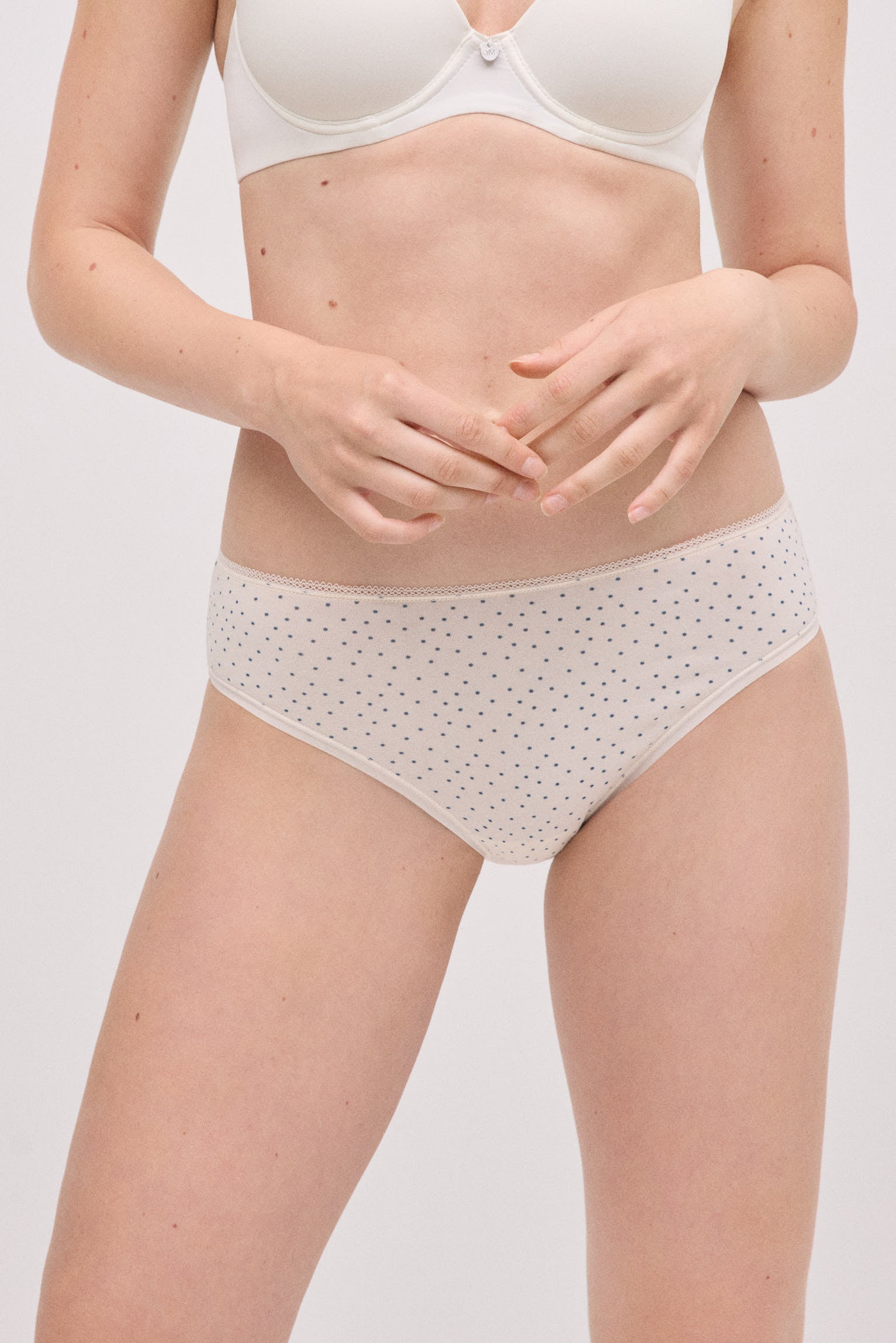 Lot de 6 culottes midi en coton imprimé
