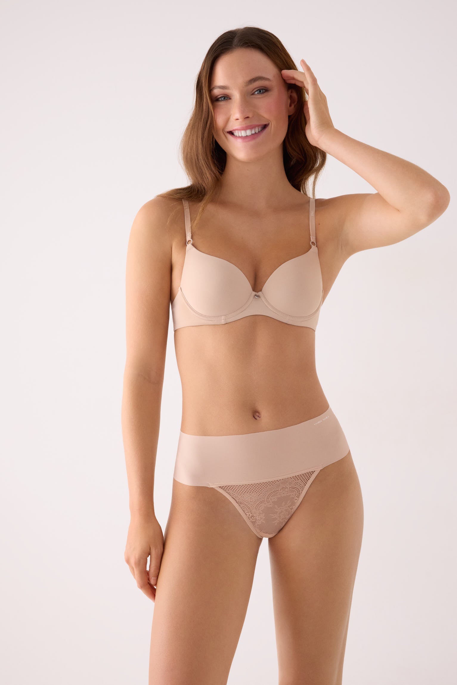 PRÉCOMMANDE String taille haute  nude