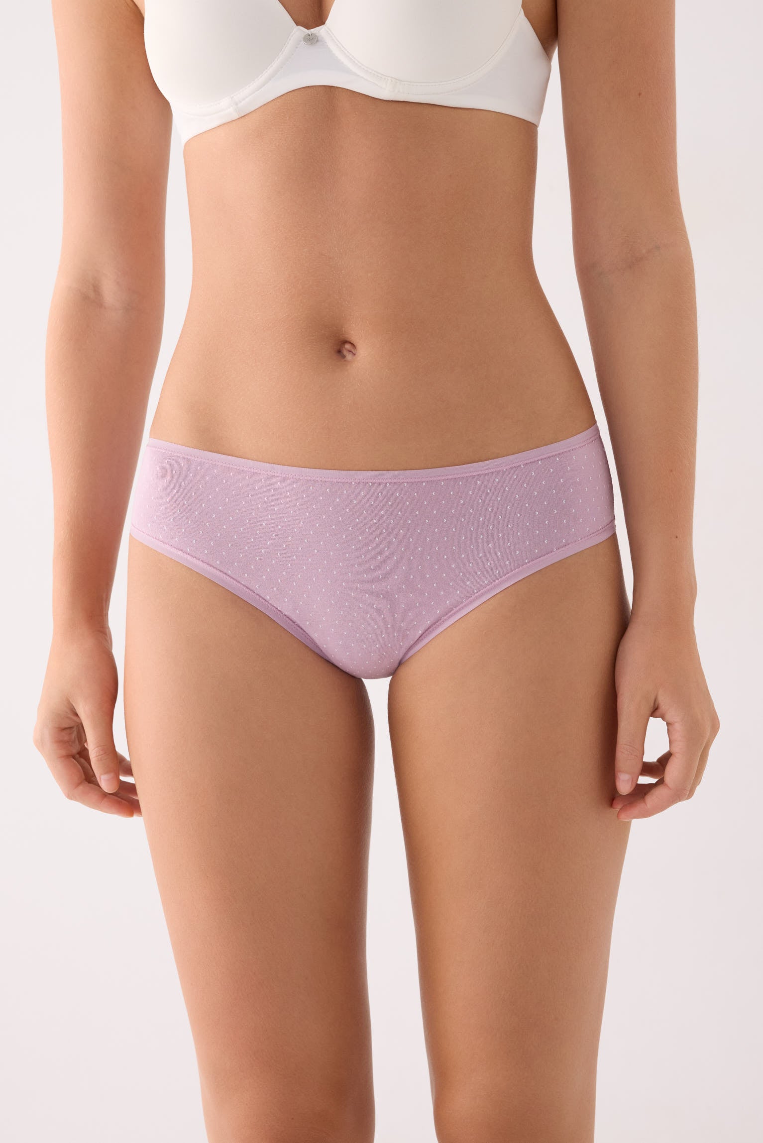 Pack de 6 culottes midi imprimées en coton