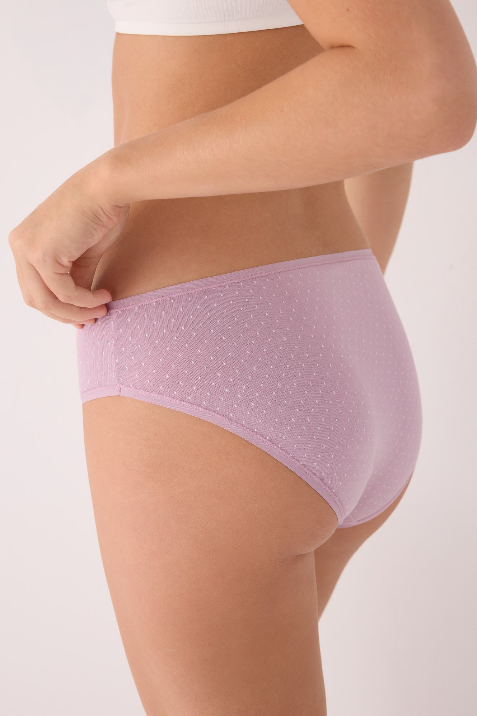Pack de 6 culottes midi imprimées en coton